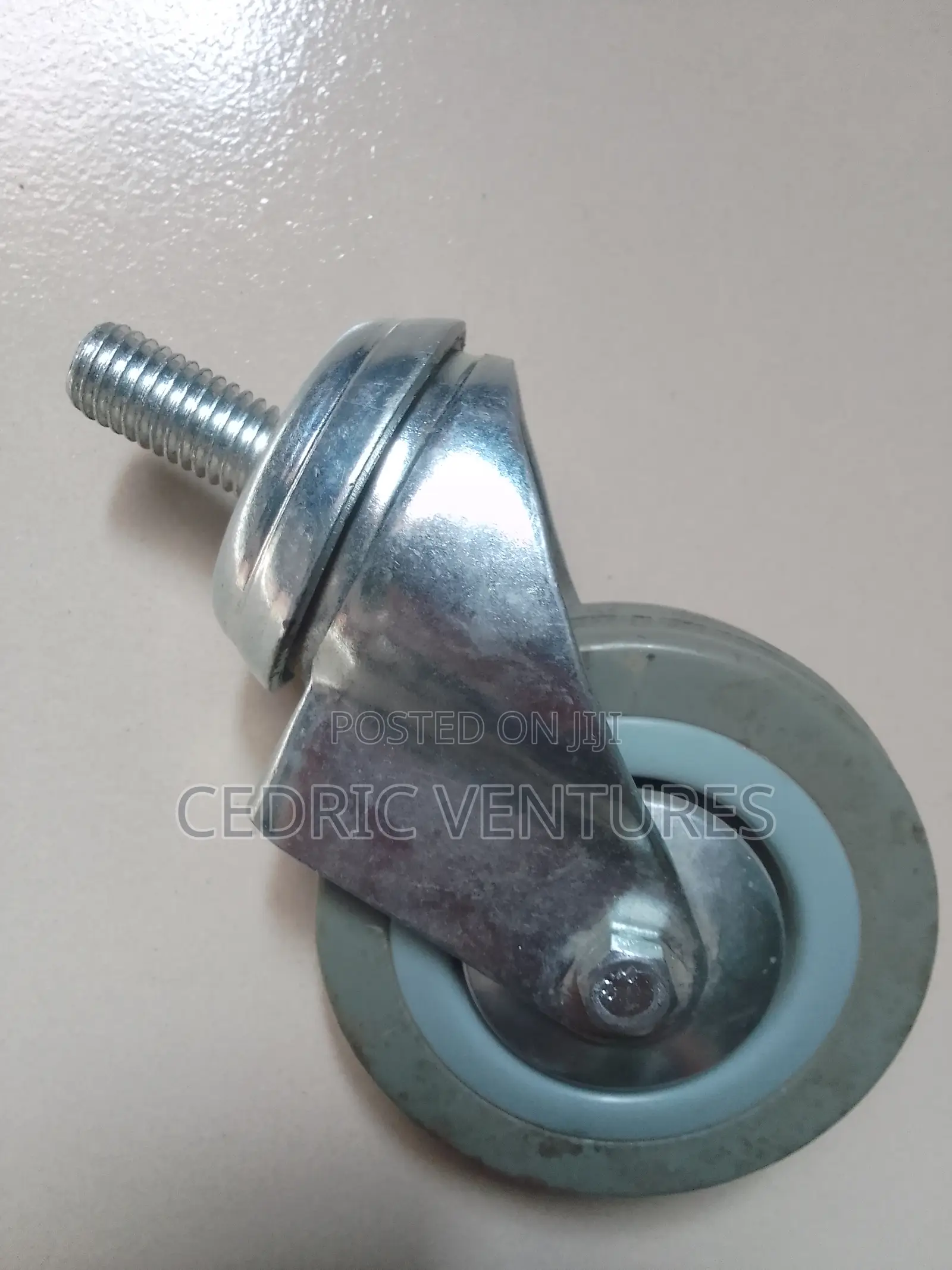 75mm Threaded Swivel Castor Wheels Heavy Duty With Brakes - 4pcs