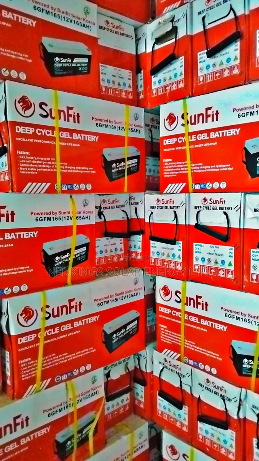 Sunfit 165ah 12v Dry Cell Battery