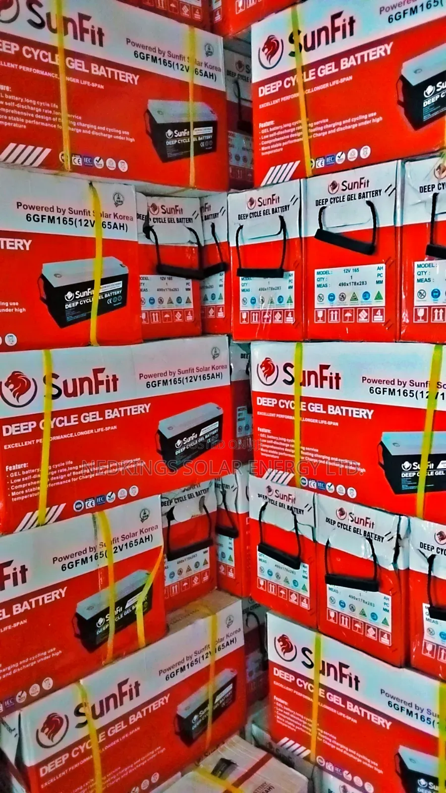 Sunfit 165ah 12v Dry Cell Battery