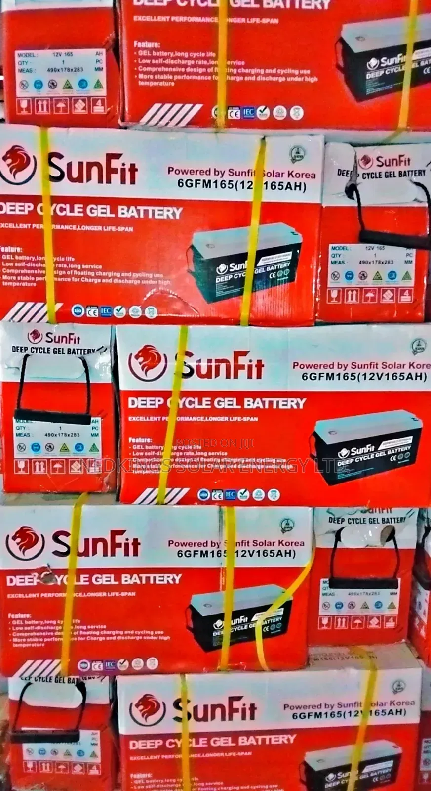 Sunfit 165ah 12v Dry Cell Battery