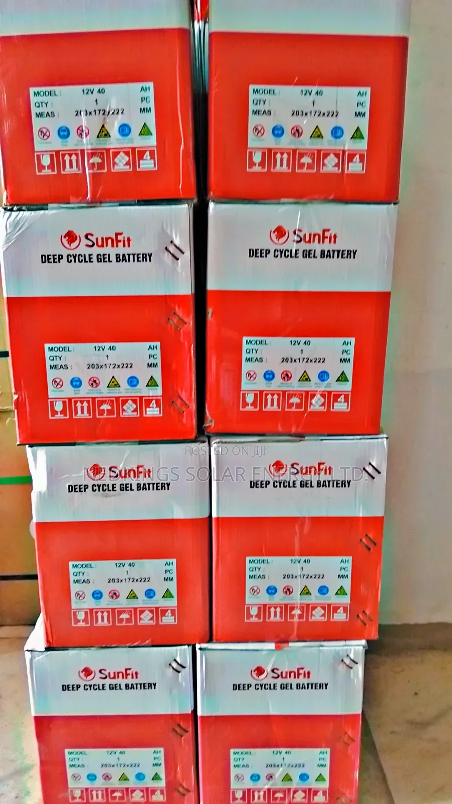 Sunfit 40ah 12v Dry Cell Battery