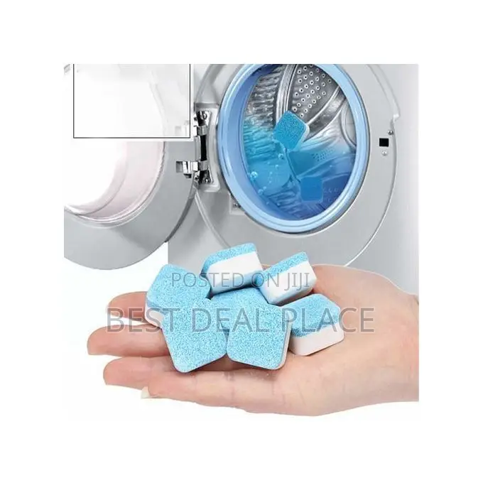 12pcs - Eco Friendly Washing Machine Effervescent Cleaning Tablets