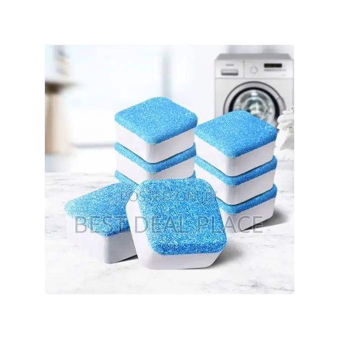 12pcs - Eco Friendly Washing Machine Effervescent Cleaning Tablets