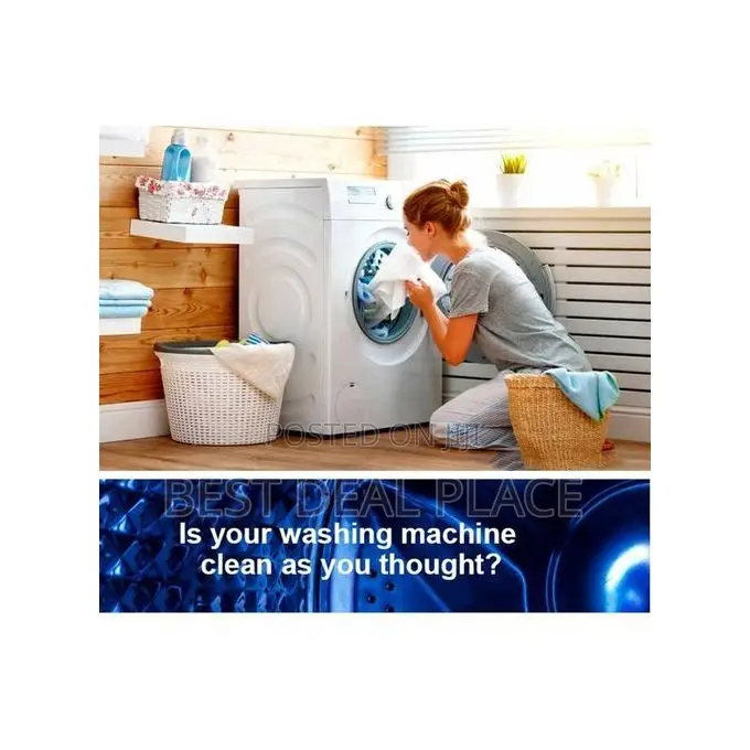 12pcs - Eco Friendly Washing Machine Effervescent Cleaning Tablets