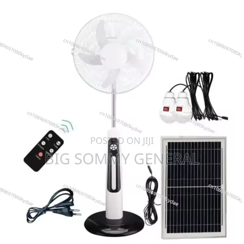 18 Inch Solar Electric Fan Remote Control