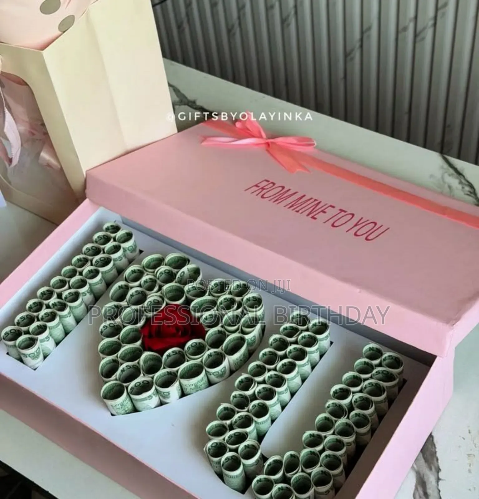 Customized I Love U Gift Box Lagos