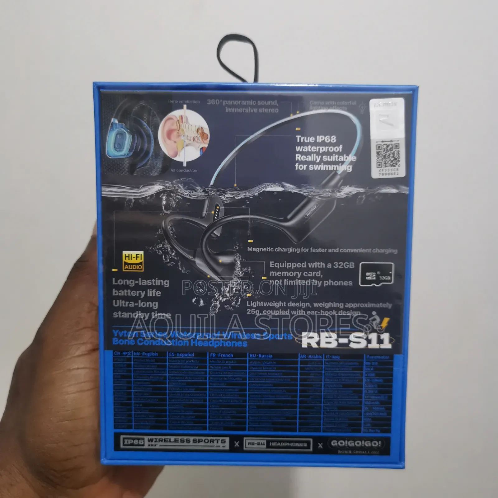 Remax Rb-S11 Bone Conduction Wireless Sports Headphones