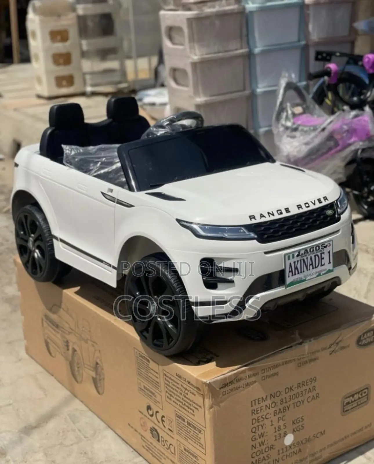 Range Rover Evoque Children's Electric Ride-on Toy Car.