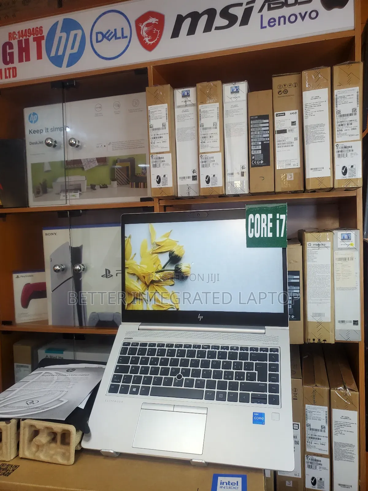 New Laptop HP EliteBook 830 8GB Intel Core 5 SSD 256GB
