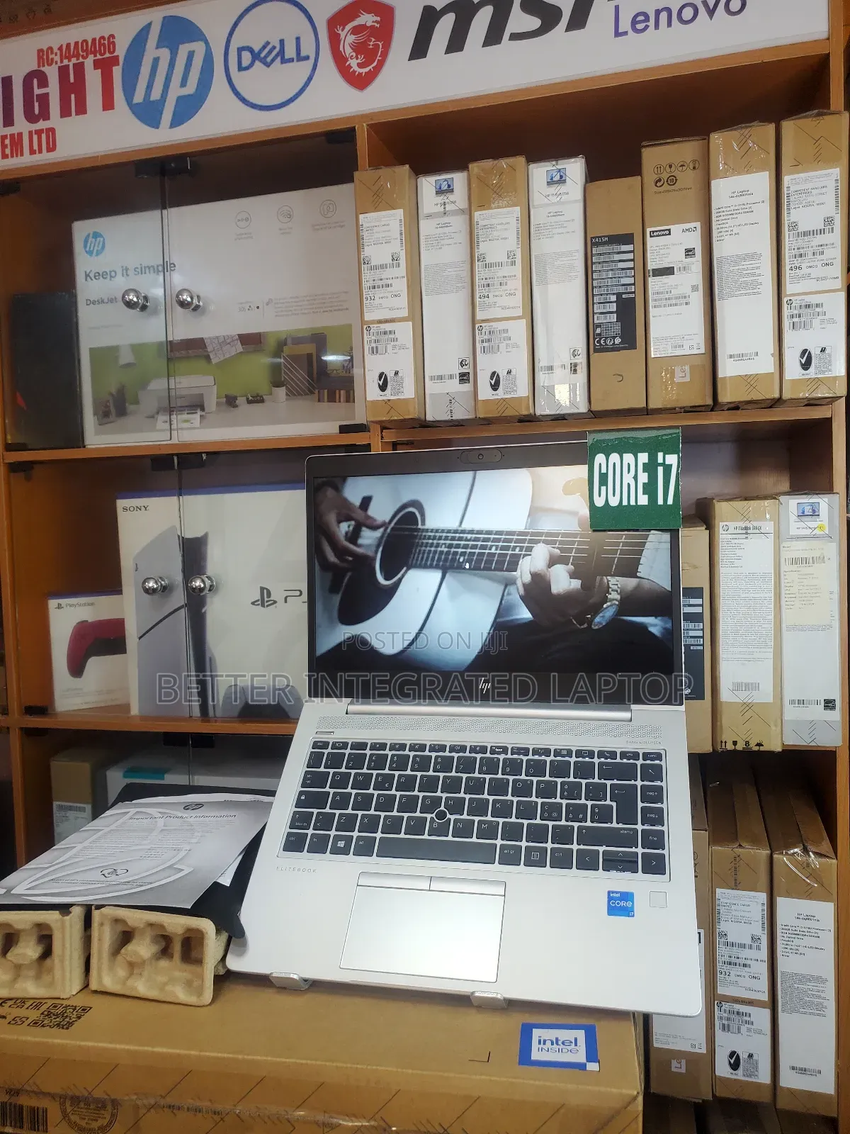 New Laptop HP EliteBook 830 8GB Intel Core 5 SSD 256GB