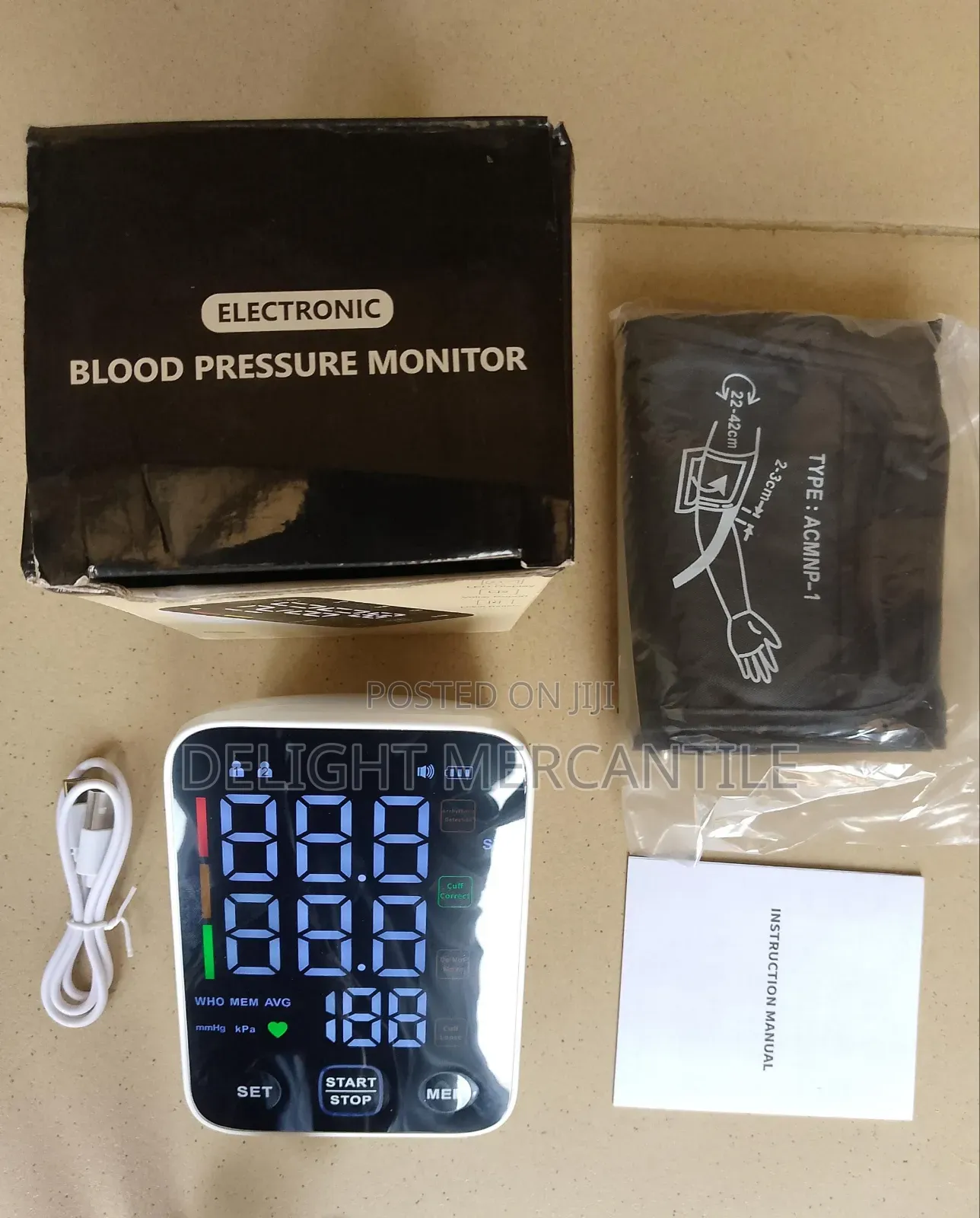 Rechargeable Bp Blood Pressure Monitor Machine