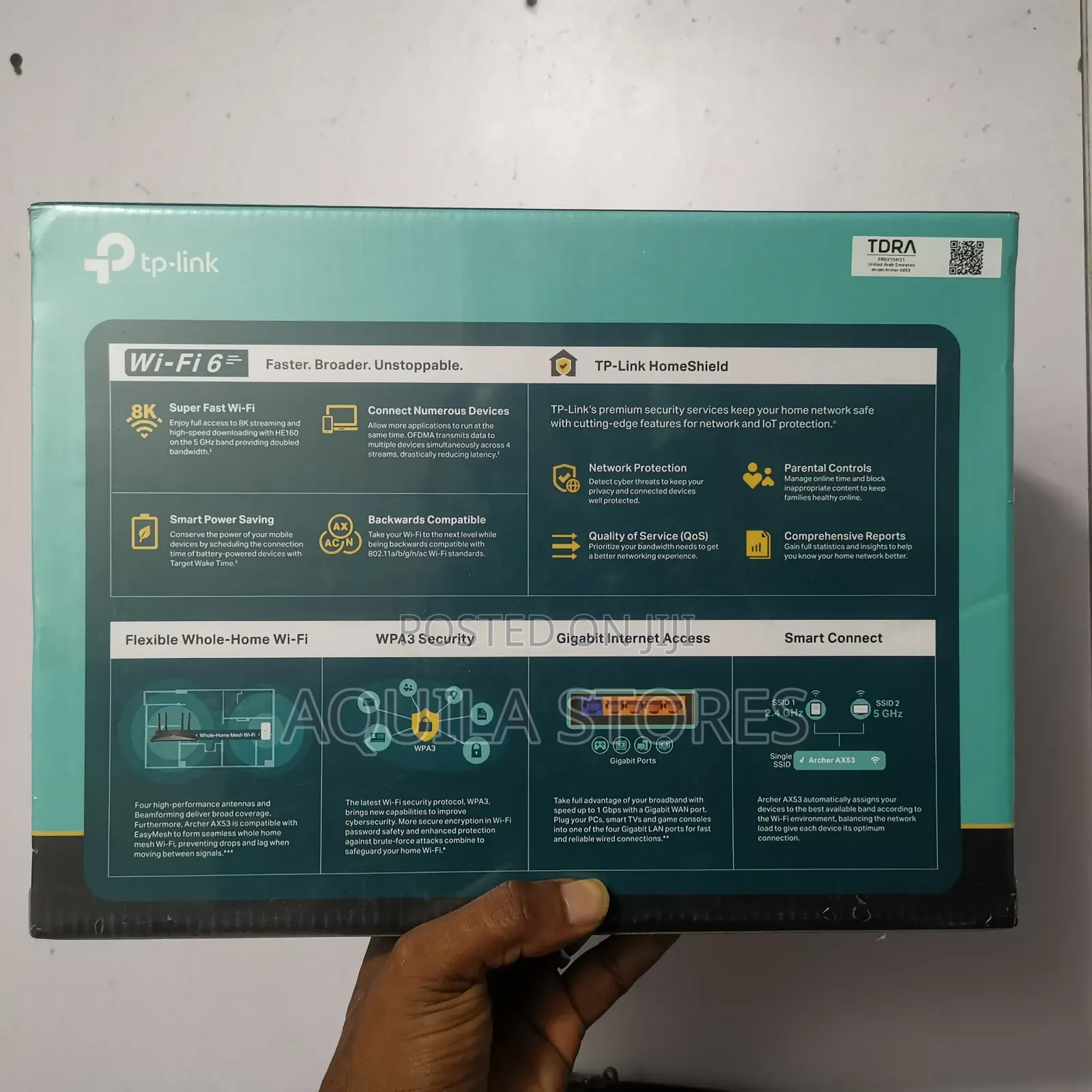 Tp-Link Archer Ax53 Ax3000 Dual-Band Gigabit Wi-Fi 6 Router