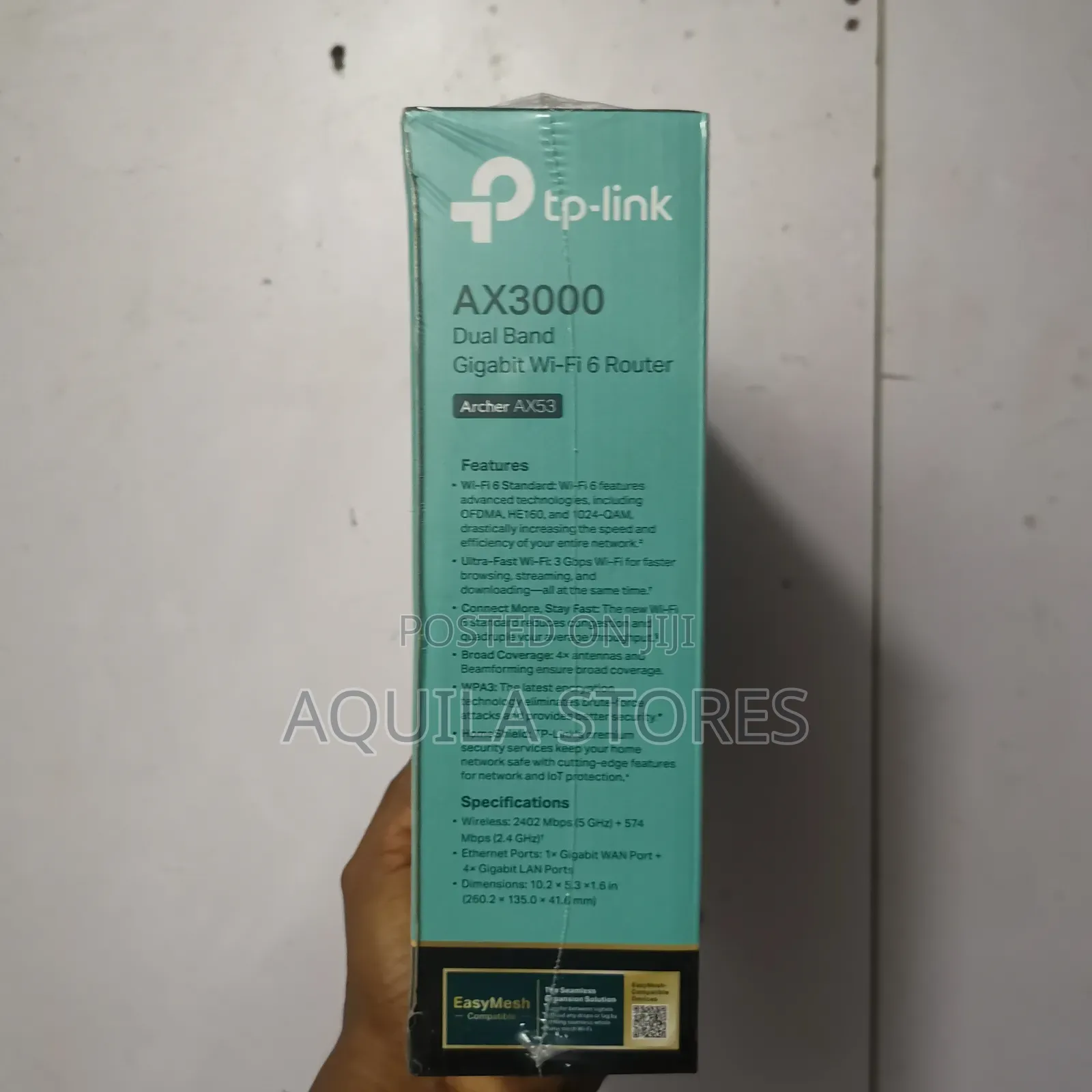 Tp-Link Archer Ax53 Ax3000 Dual-Band Gigabit Wi-Fi 6 Router