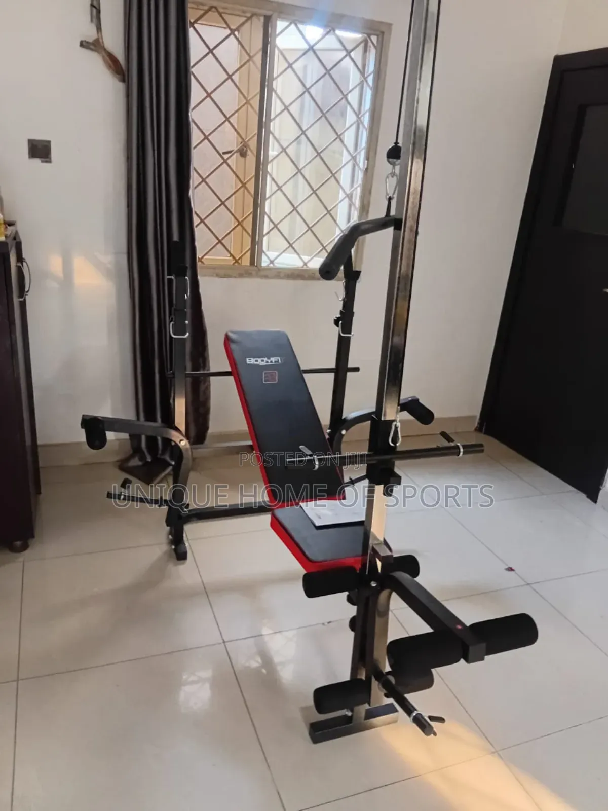 Weight Benche With Lapo With 50kg Dumbbell Set