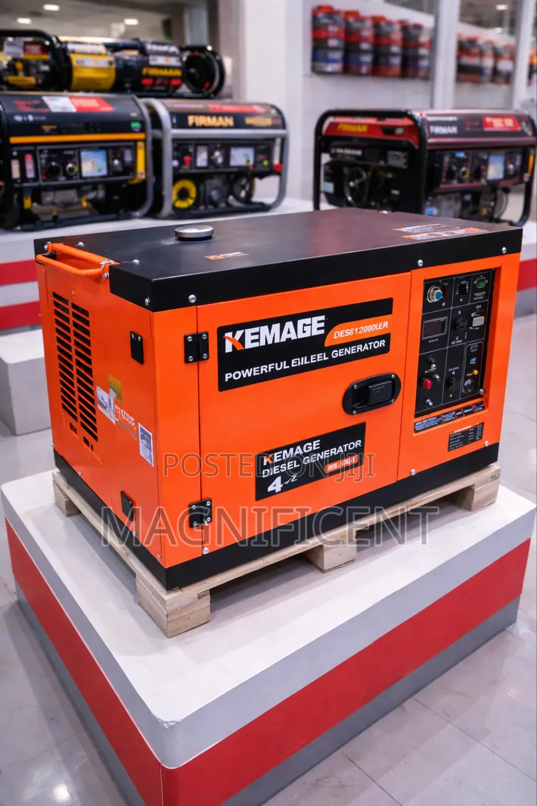 10kva Kemage Silent Diesel Generator 100% Copper Coil High Performance