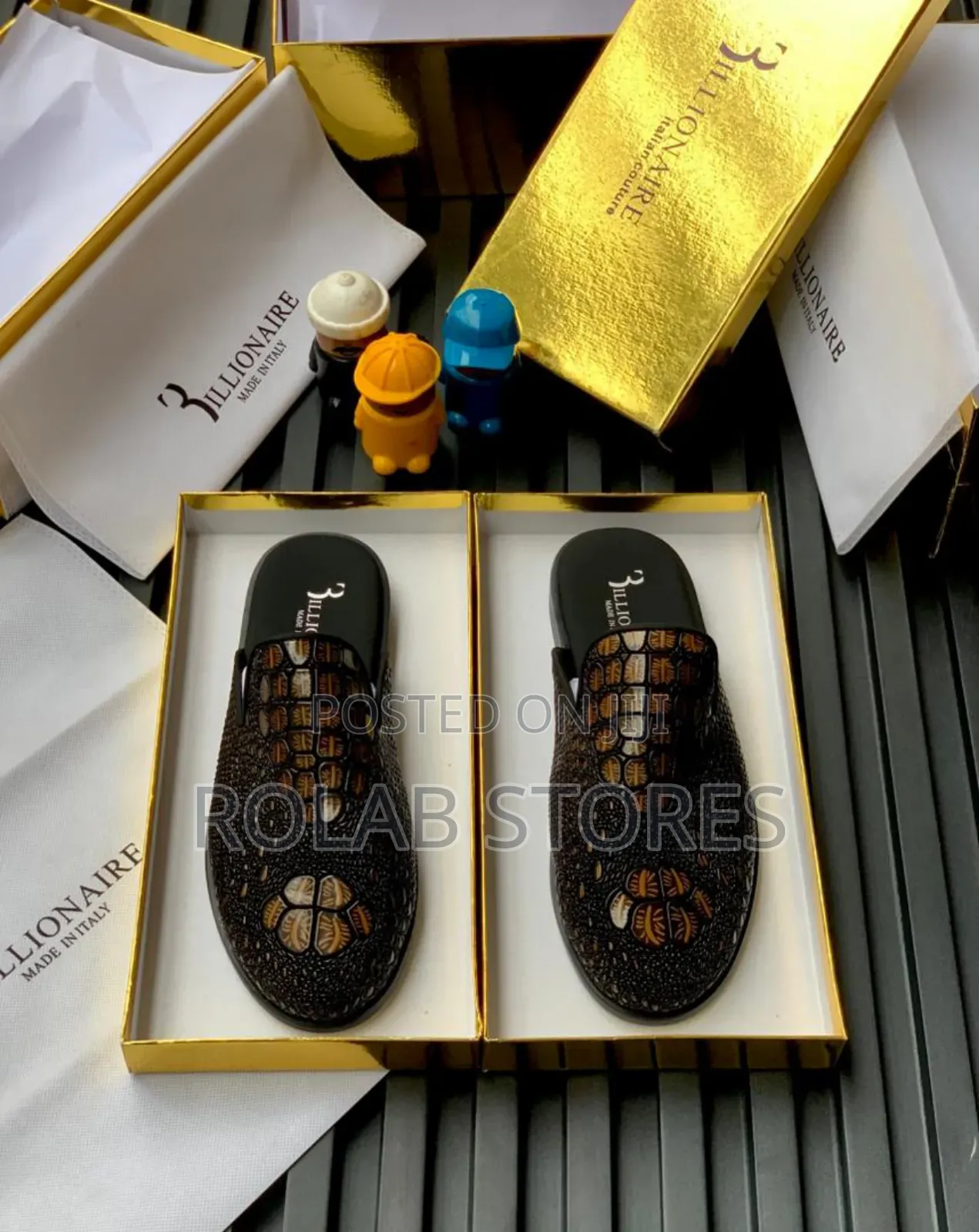 Billionaire Men's Luxury Half Shoe