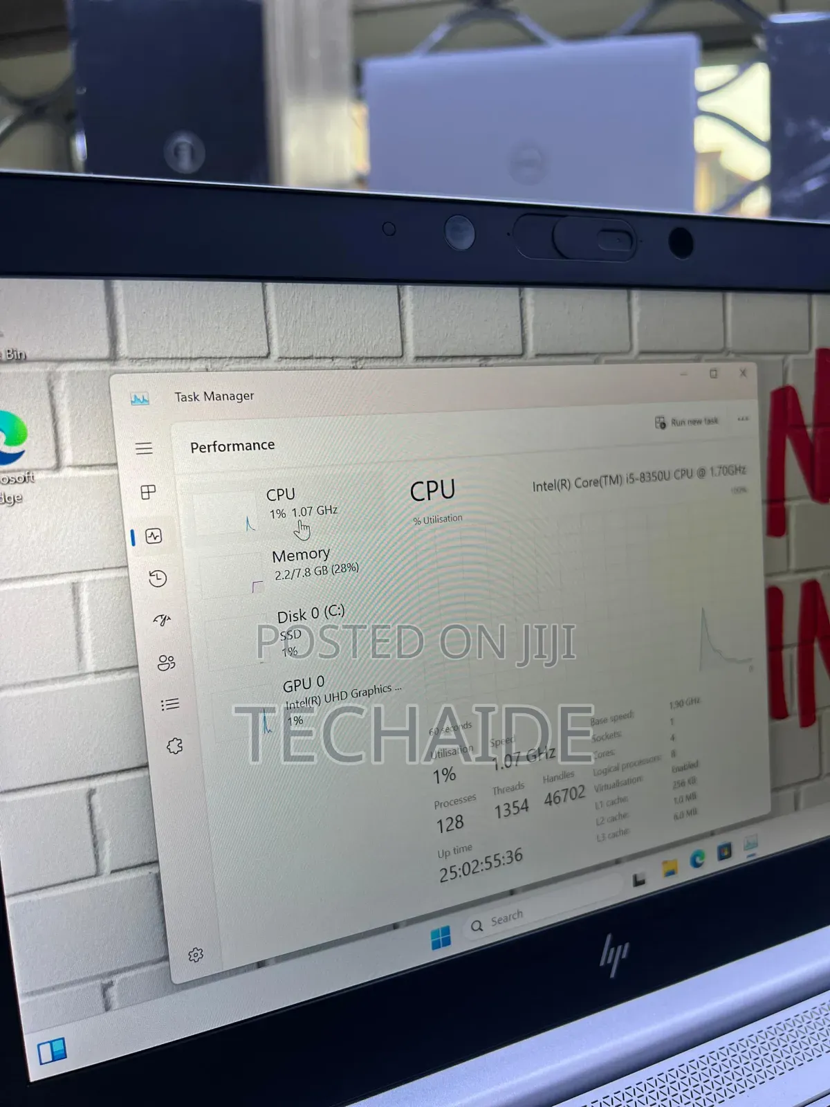 Laptop HP EliteBook 830 G5 8GB Intel Core i5 SSD 256GB