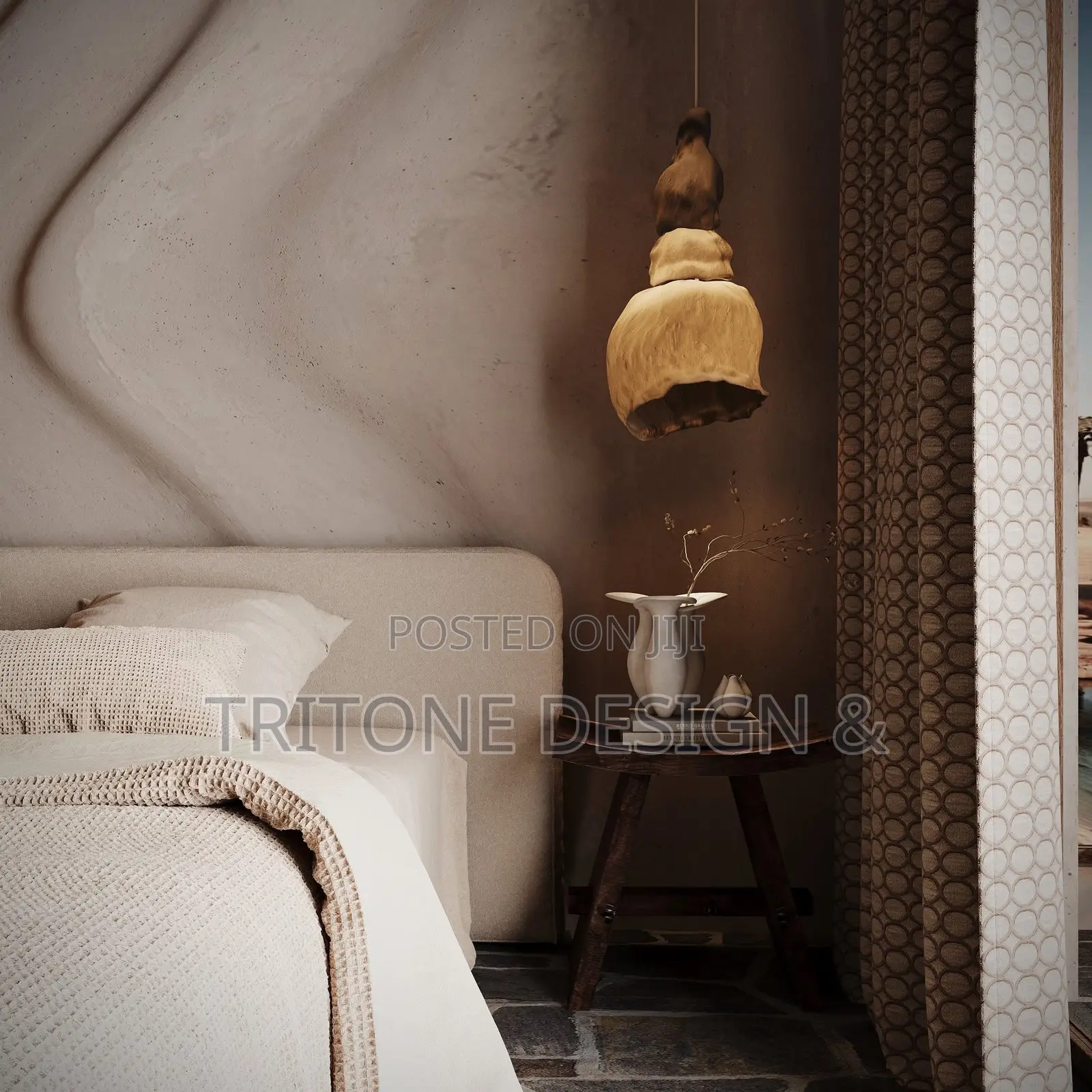Rustic Hotel Interior Suite