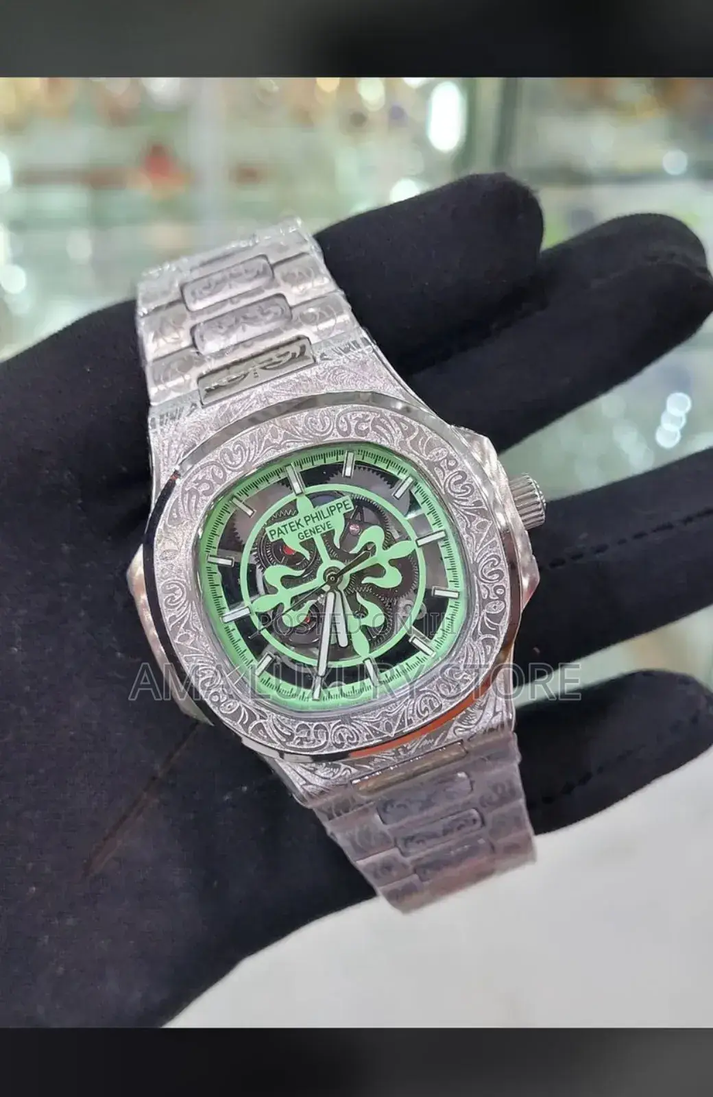 Patek Philippe Luxury Designer Men's Stainless Steel Wristwatches