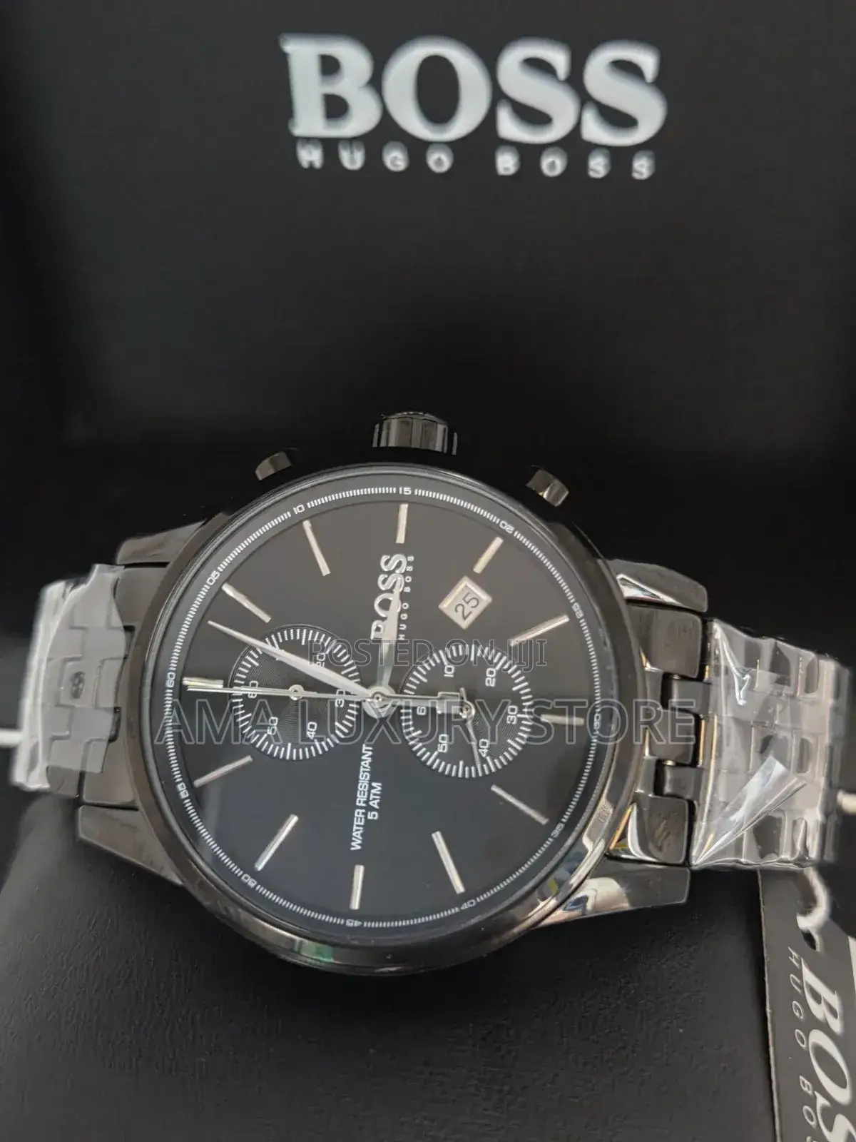 Hugo Boss Luxury Designer Men's Chain Strap Wristwatches