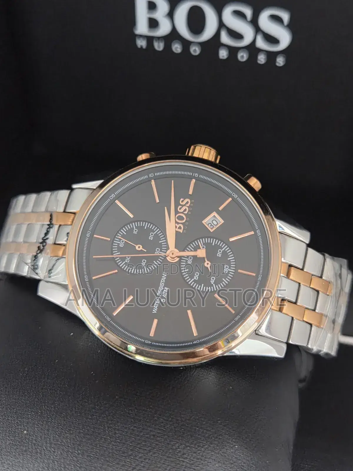 Hugo Boss Luxury Designer Men's Chain Strap Wristwatches