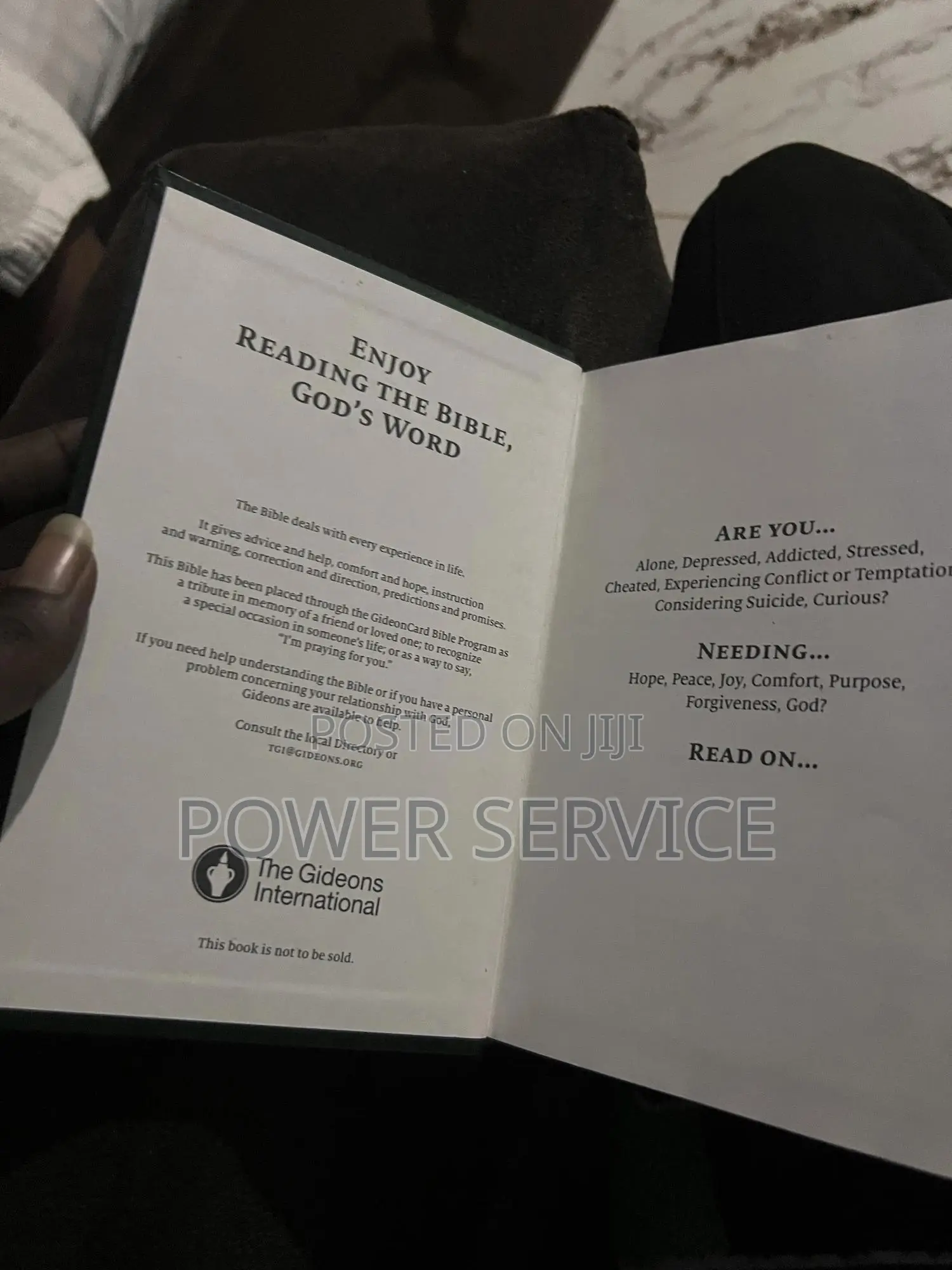 Holy Bible the Gideons International