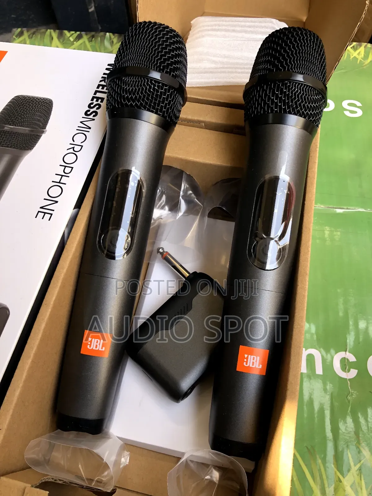 JBL Party Box Mobile Dual Handheld Wireless Microphone