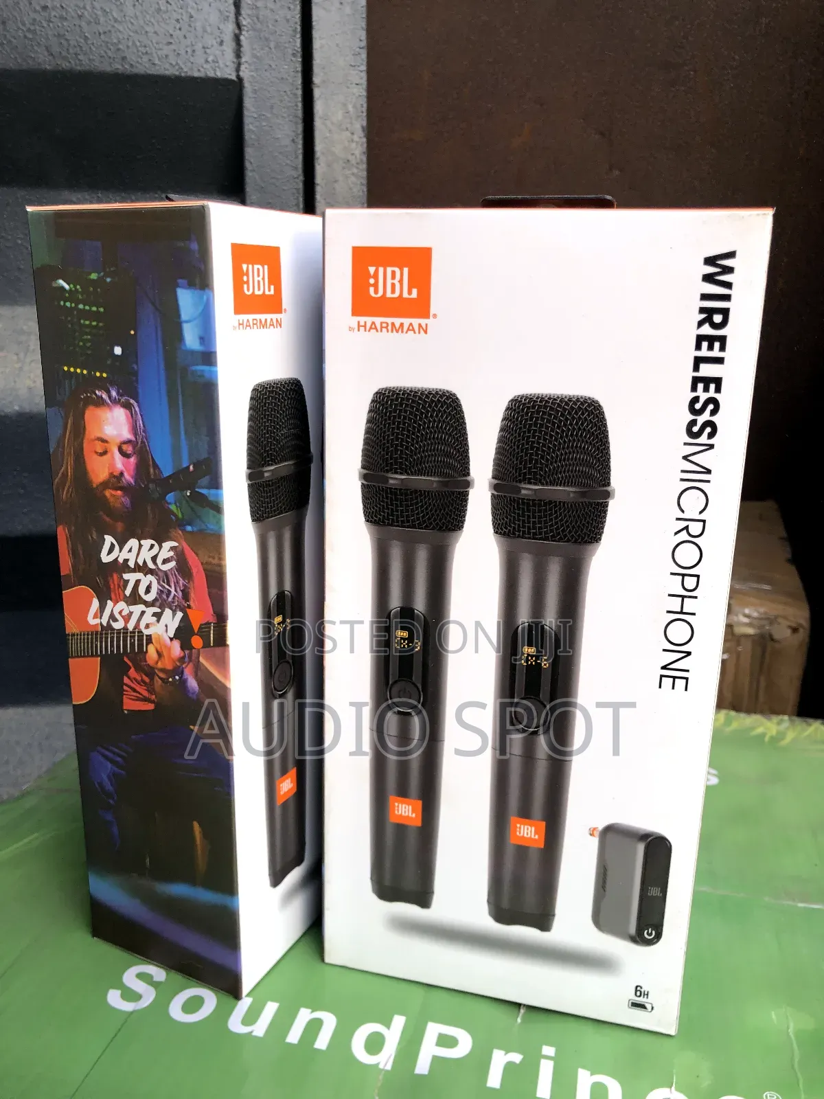 JBL Party Box Mobile Dual Handheld Wireless Microphone