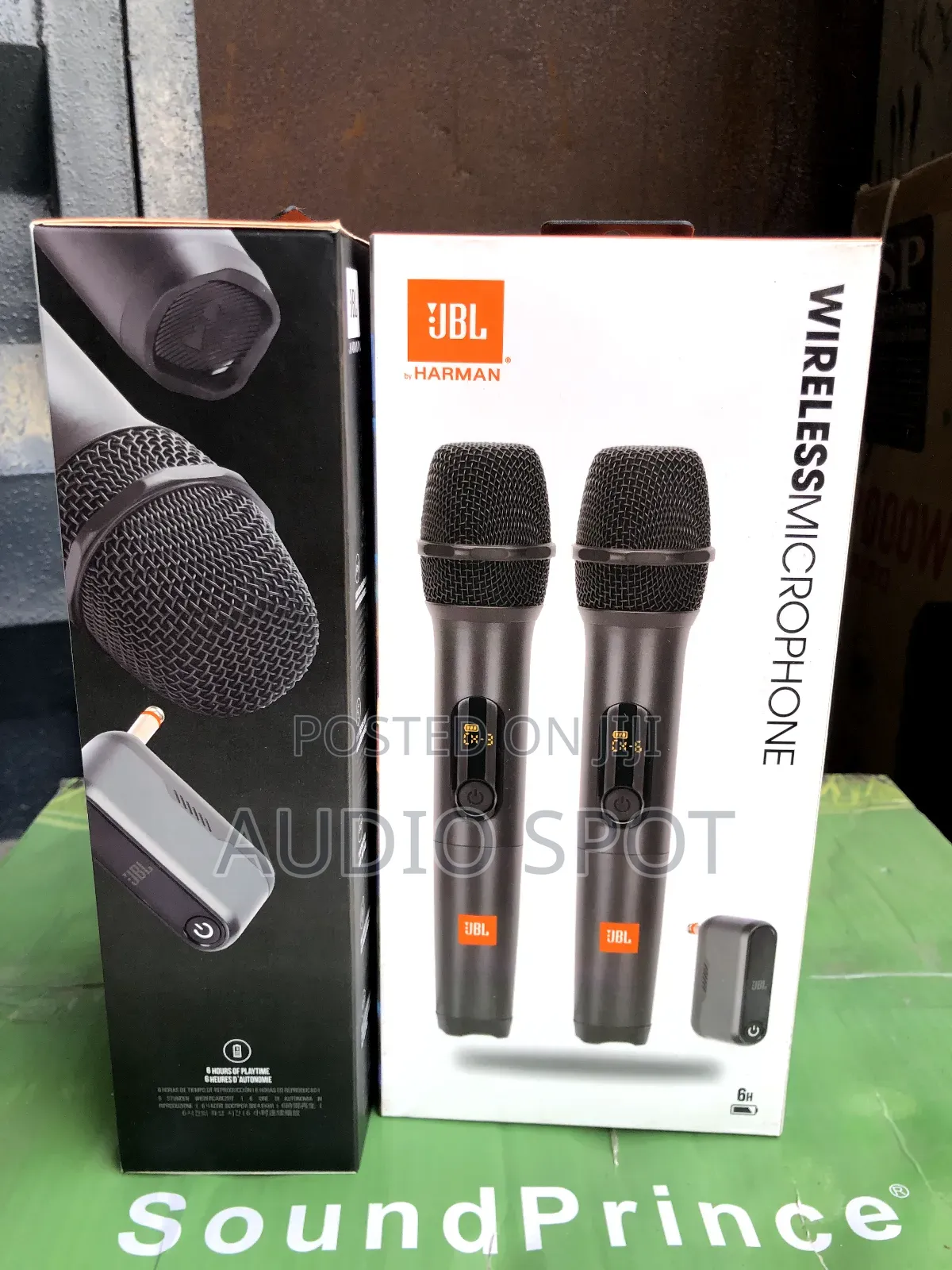 JBL Party Box Mobile Dual Handheld Wireless Microphone