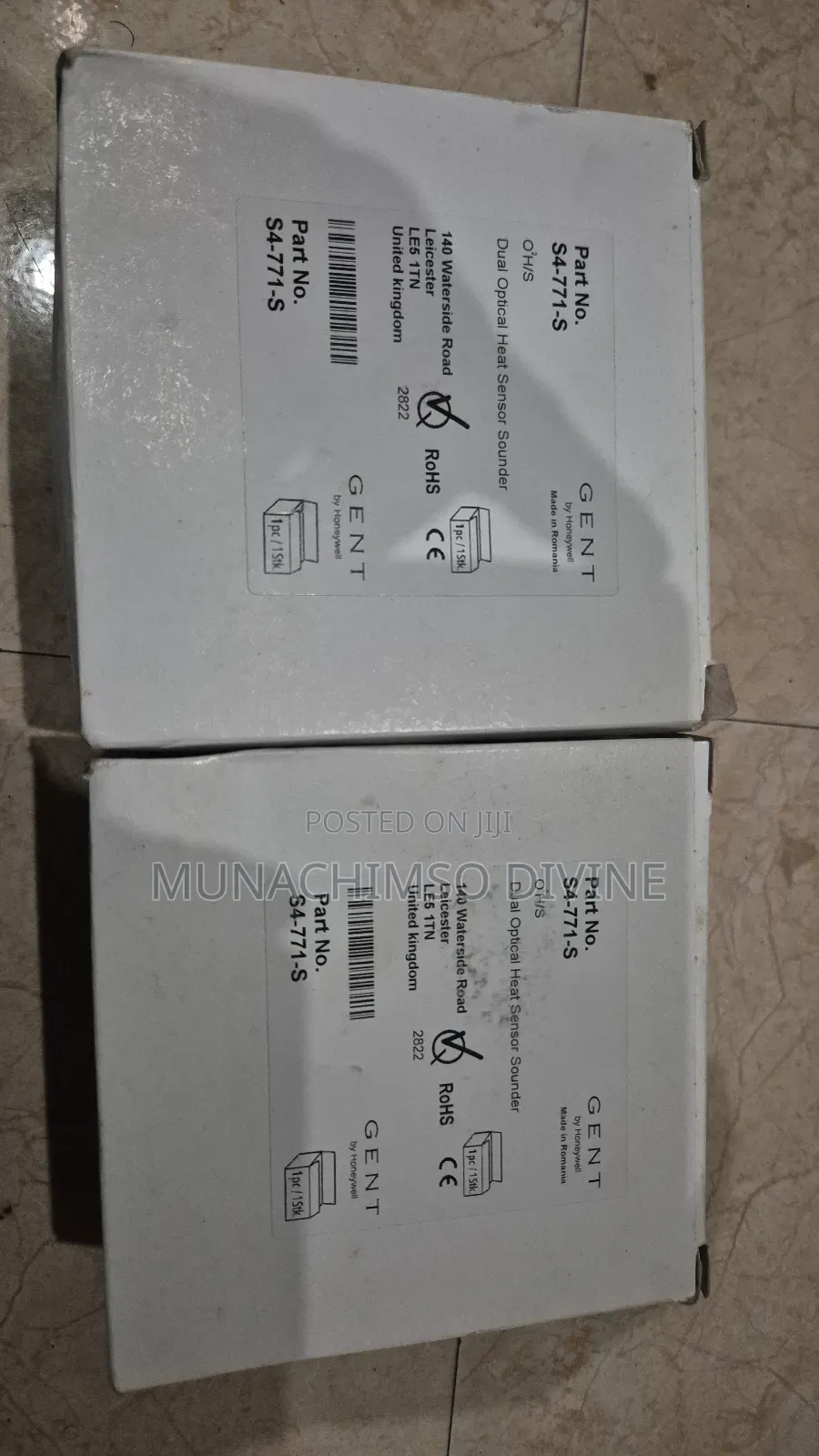 Gent Addressable Optical Heat Sensor With Sounder S4-771-s