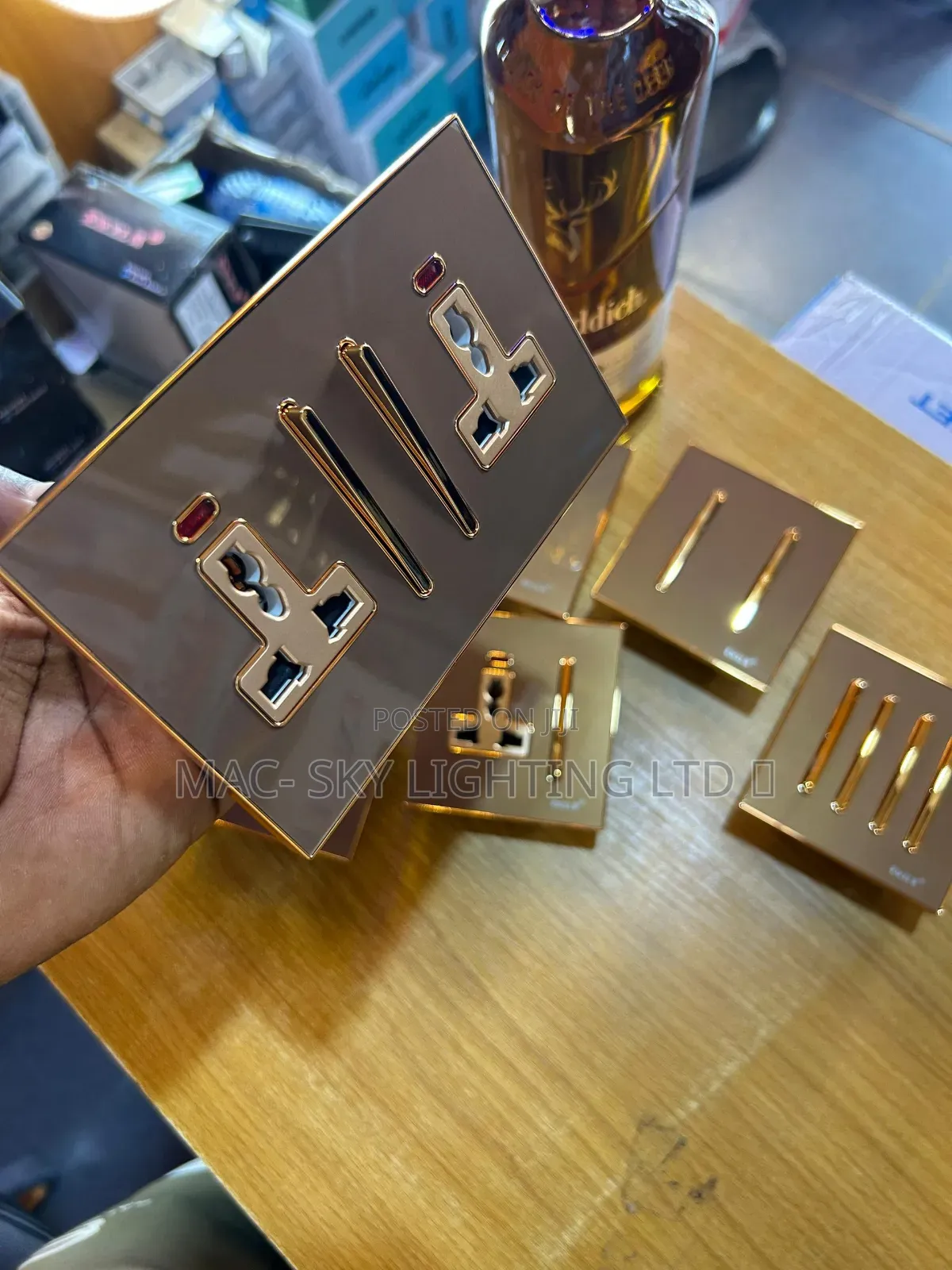 Slime Gold Switches and Sockets