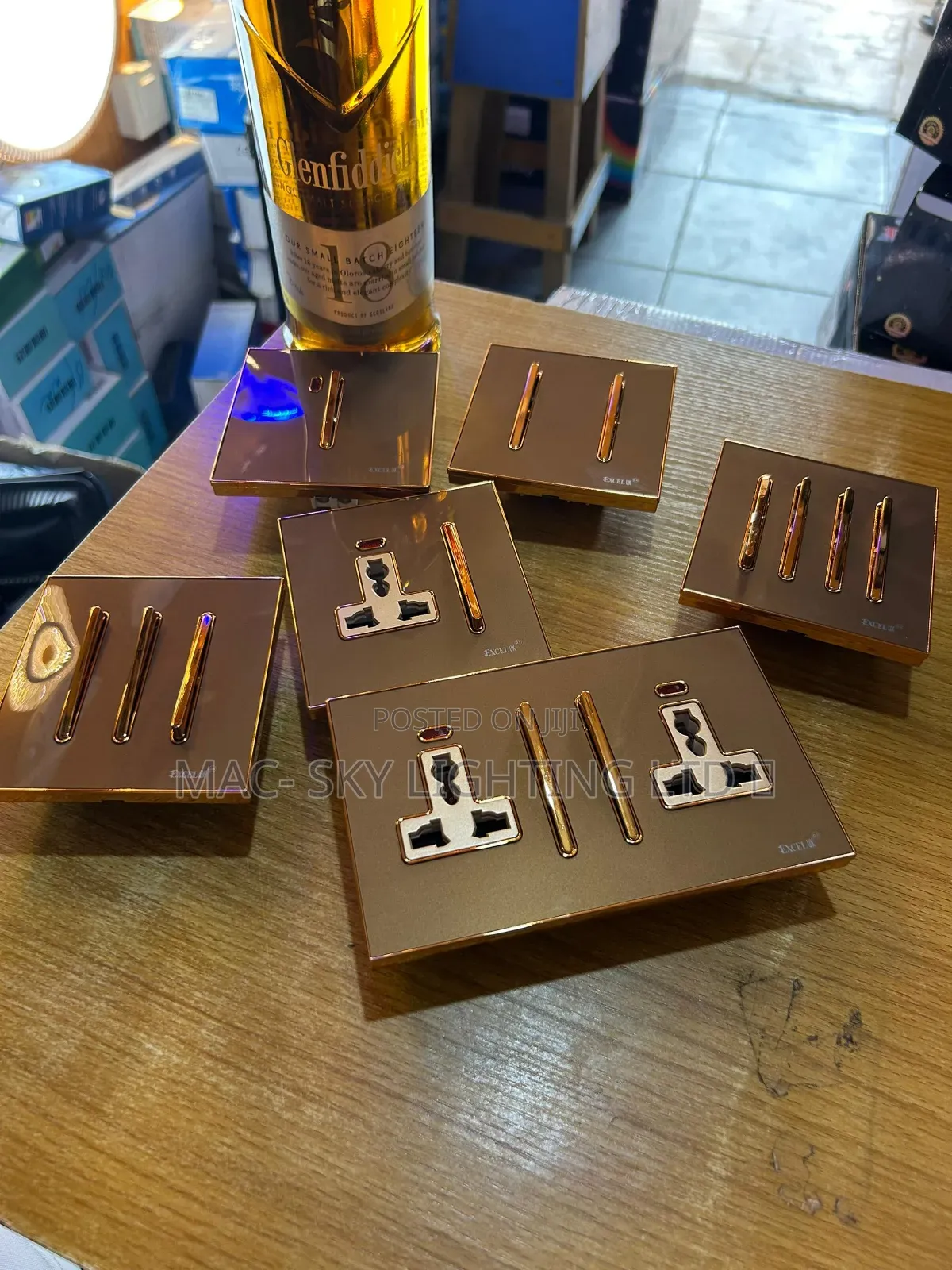 Slime Gold Switches and Sockets