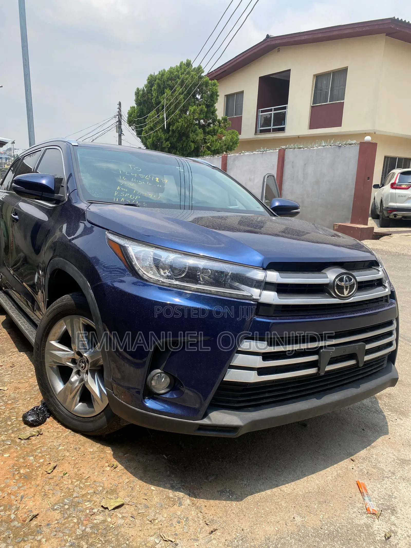 Toyota Highlander Limited V6 4x4 (3.5L 6cyl 6A) 2016 Blue