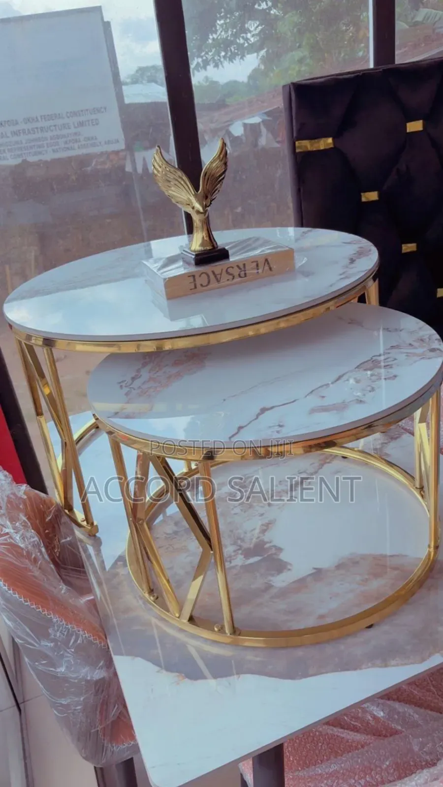 2 in 1 Marble Center Table