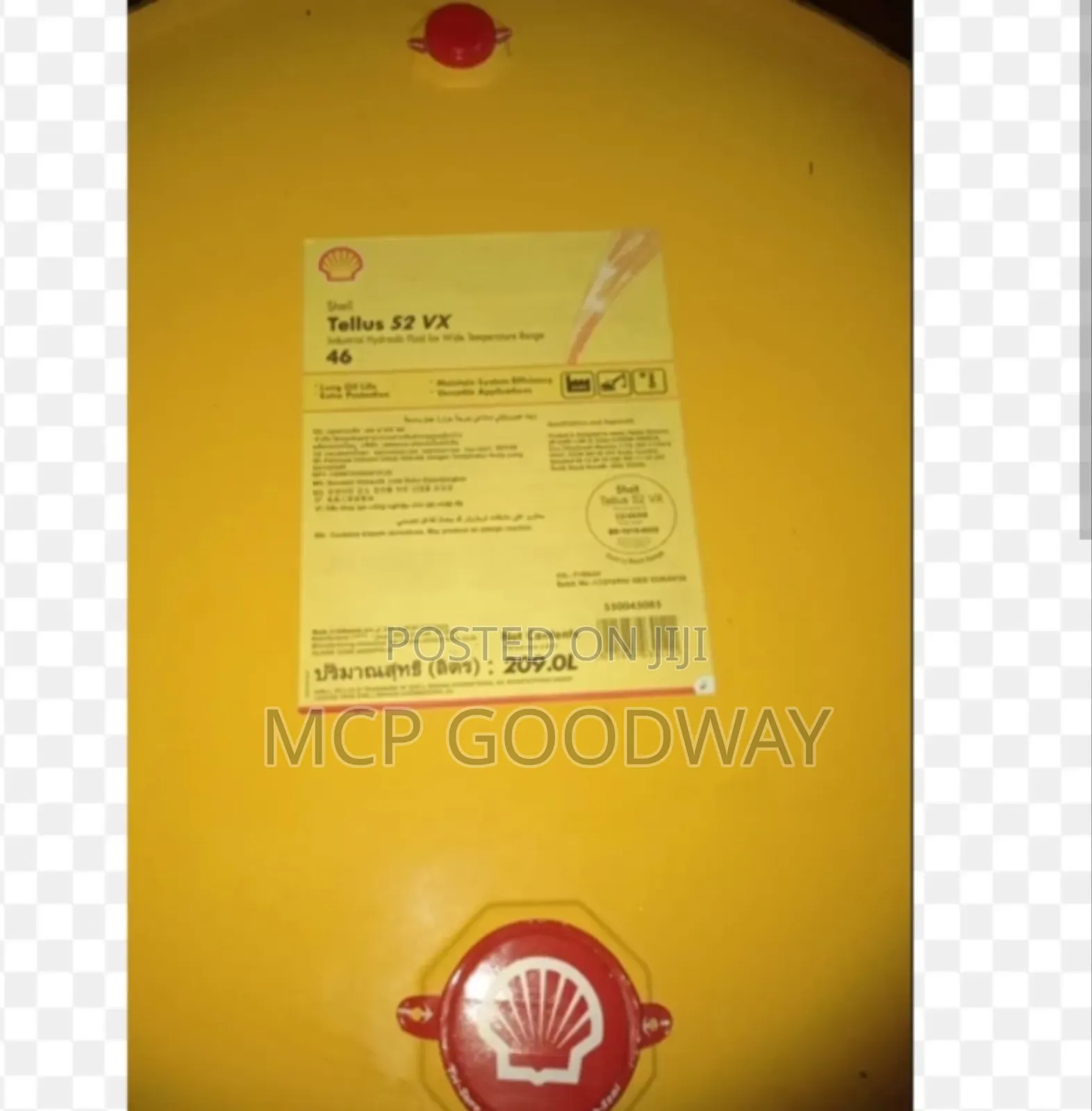 Shell Tellus S2 Vx 46 Industrial Hydraulic Fluid
