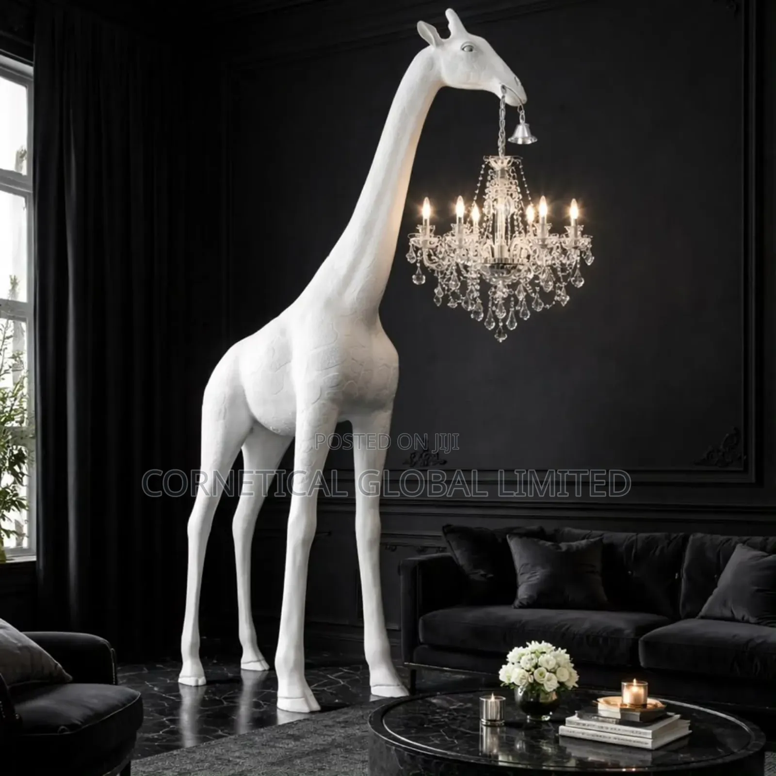 Luxury Giraffe Chandelier Lamp – Unique Standing Floor Light