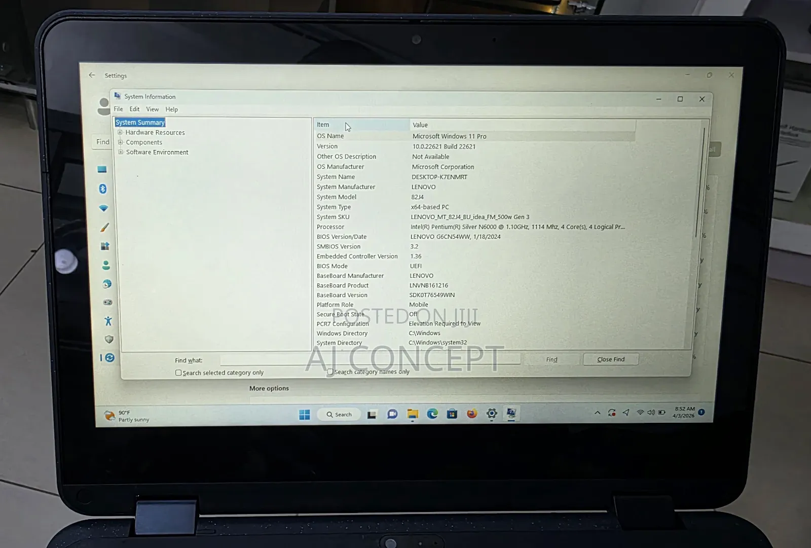 Laptop Lenovo ThinkPad W500 8GB Intel Pentium SSD 128GB