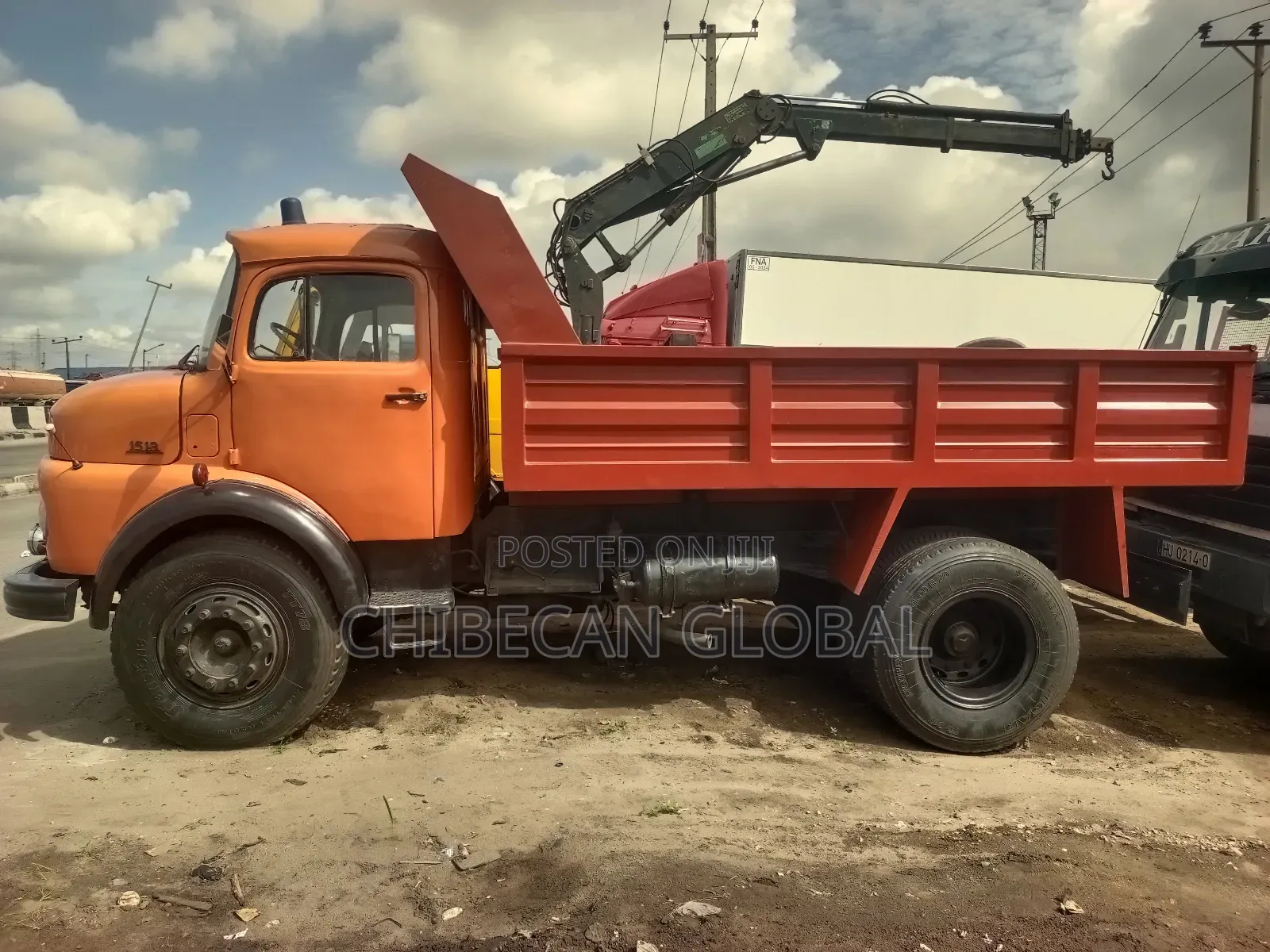 1513 Truck With 6 Tyres, 10 Bolts,(Foreign Used)