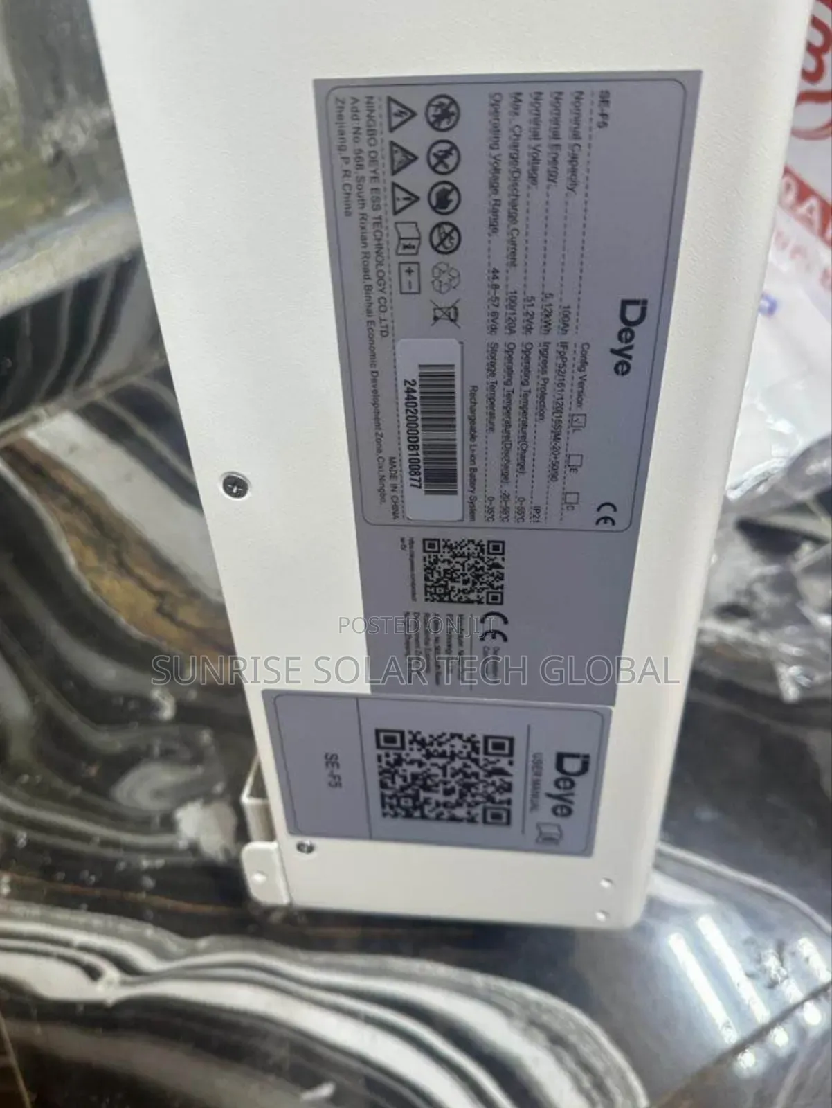 5kwh 48v Deye Lithium Ion Battery