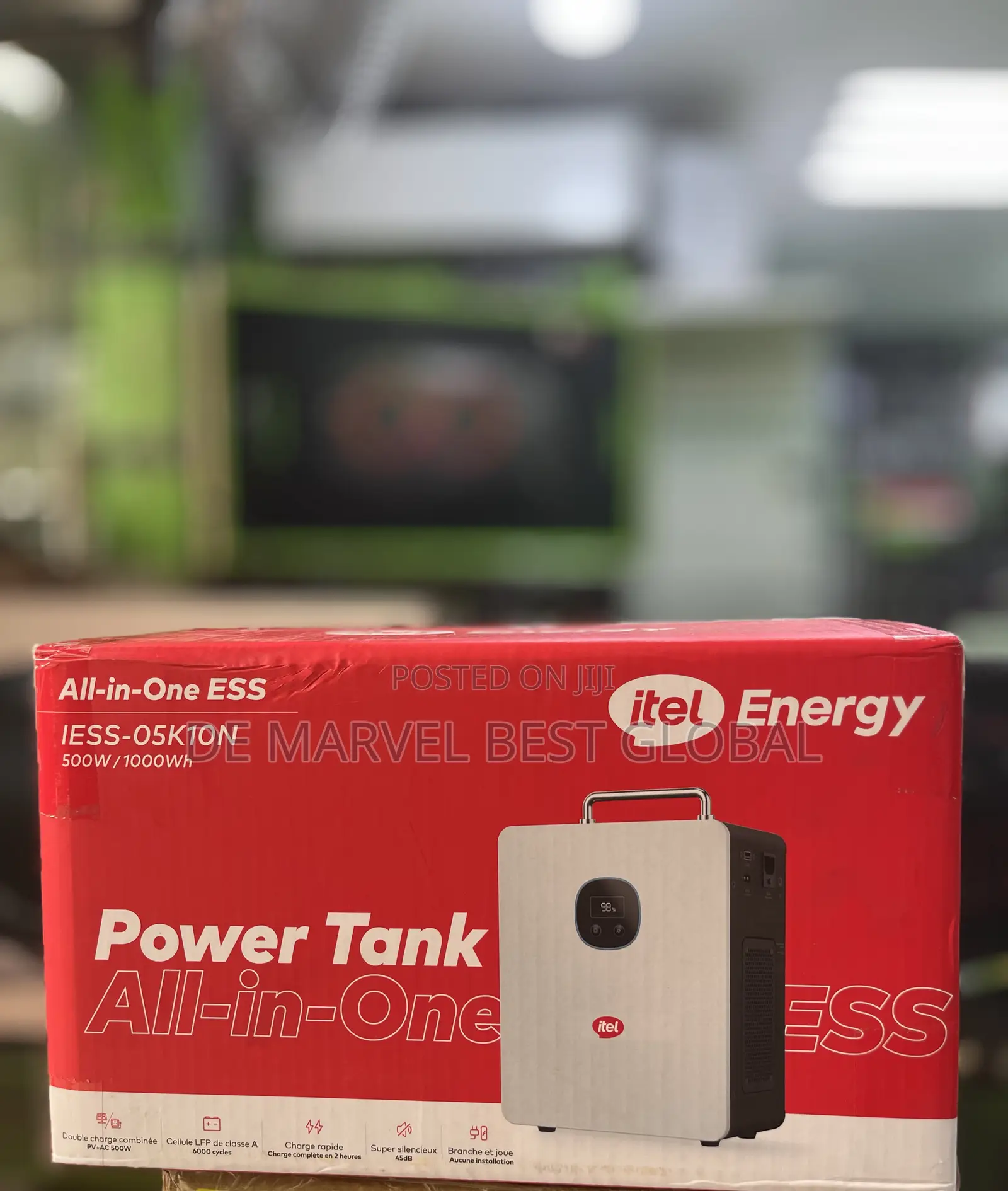 All-in-One Ess Iess-05k10n 500w/1000wh Power Tank Itel Power Energy