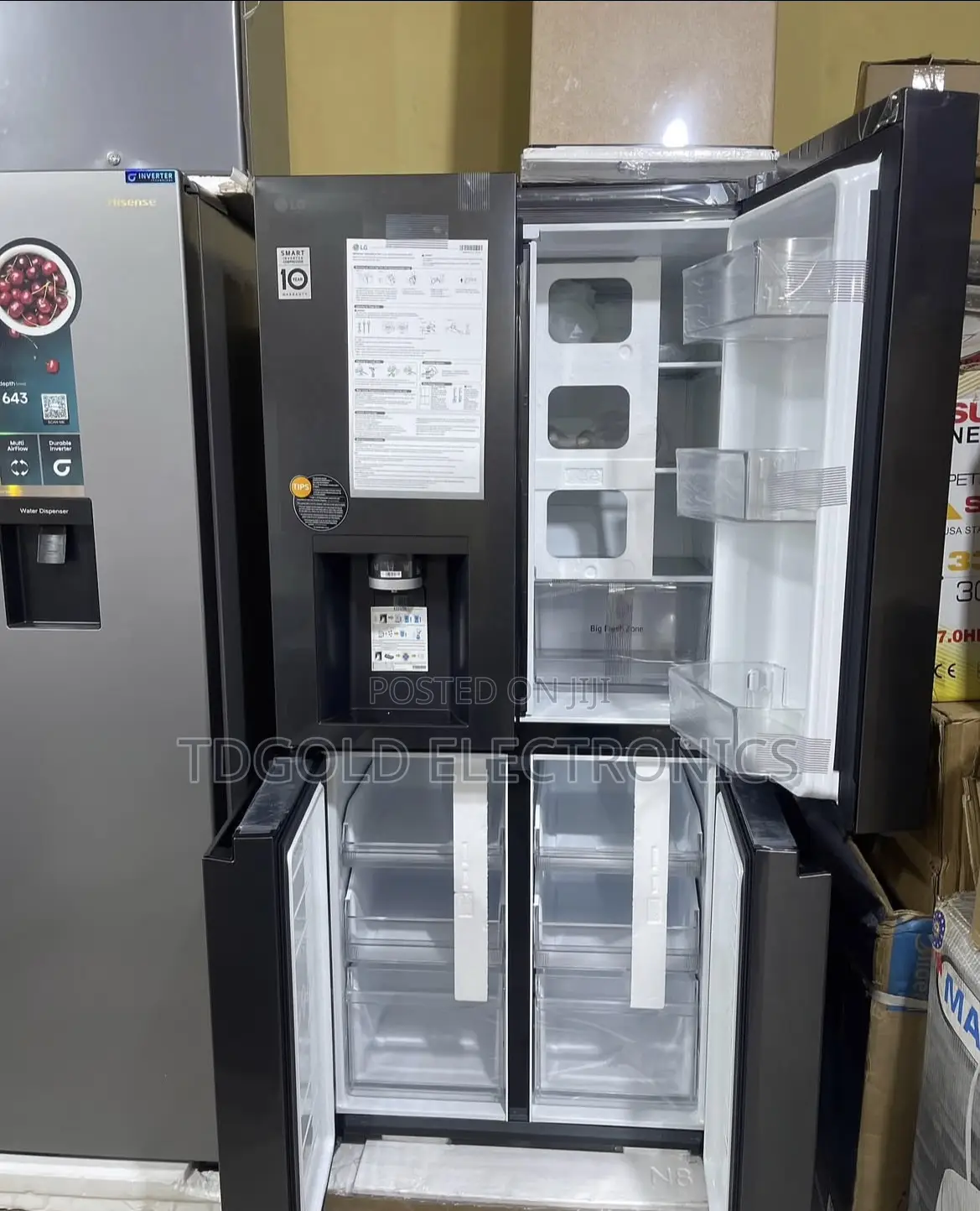 Lg 570l Refigerator Lg Smart Inverter Side by Side Refrigerator