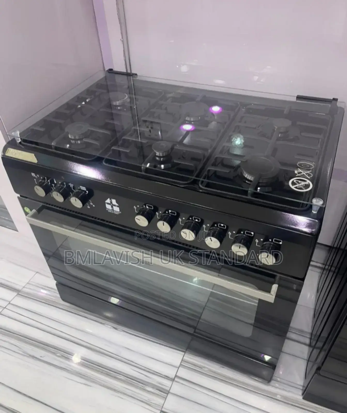 Best Quality Black Freestanding Gas Cooker With Oven