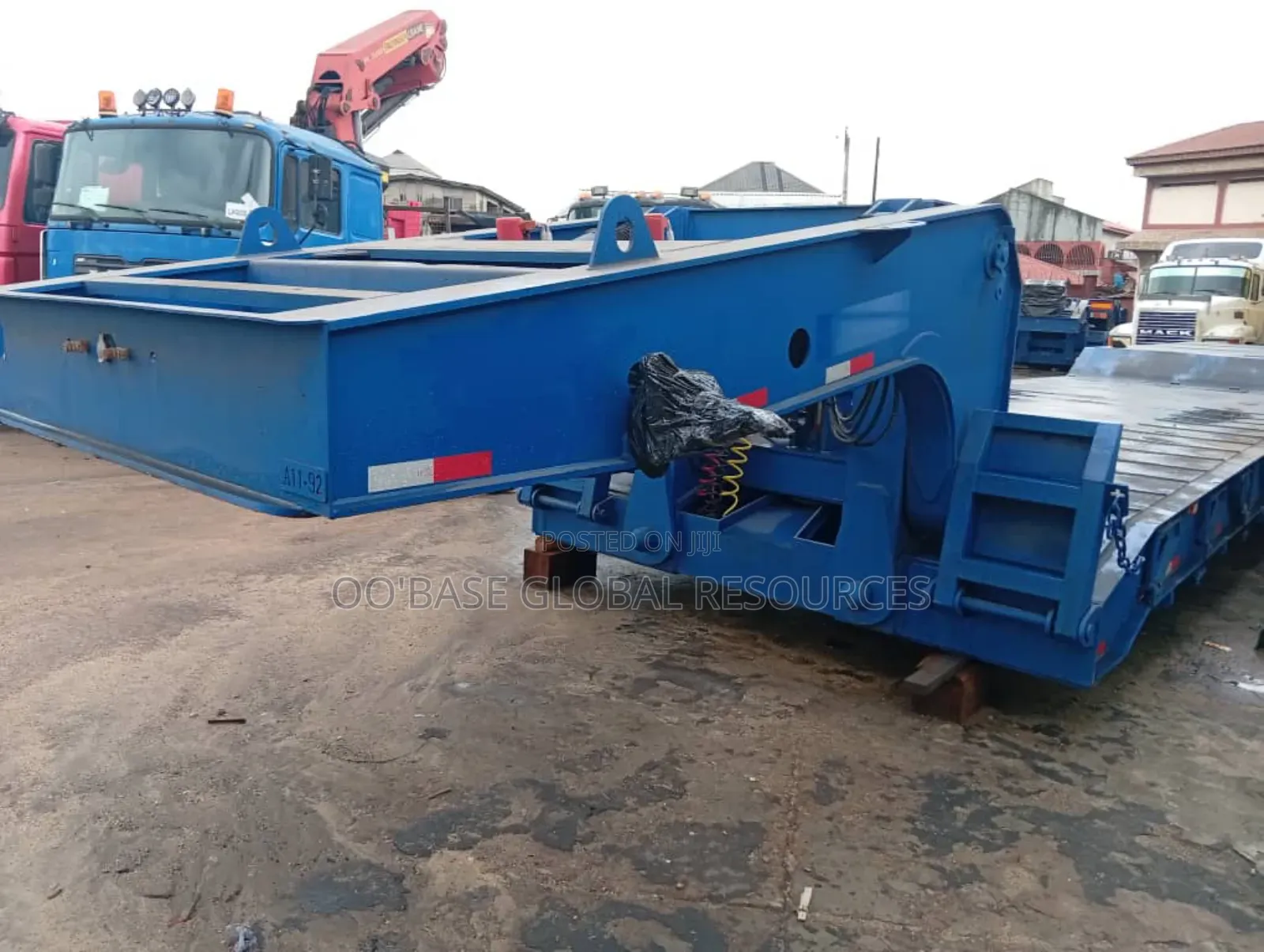 120tonnes Detachable Gooseneck (Rgn) Lowboy Trailer