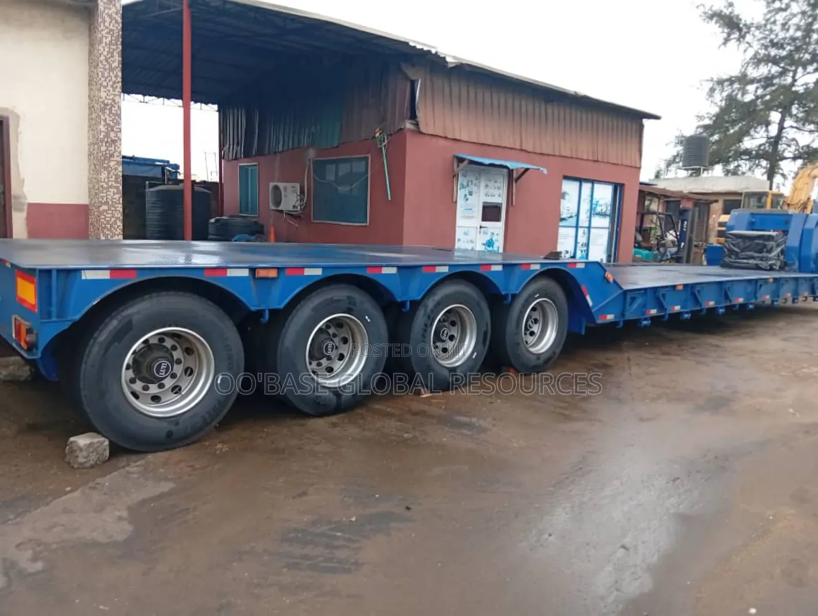 120tonnes Detachable Gooseneck (Rgn) Lowboy Trailer