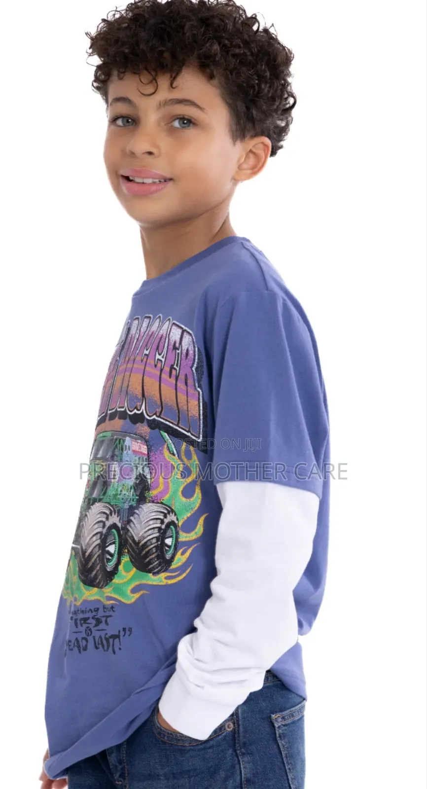 Boy Characters Design Long Sleeve Top
