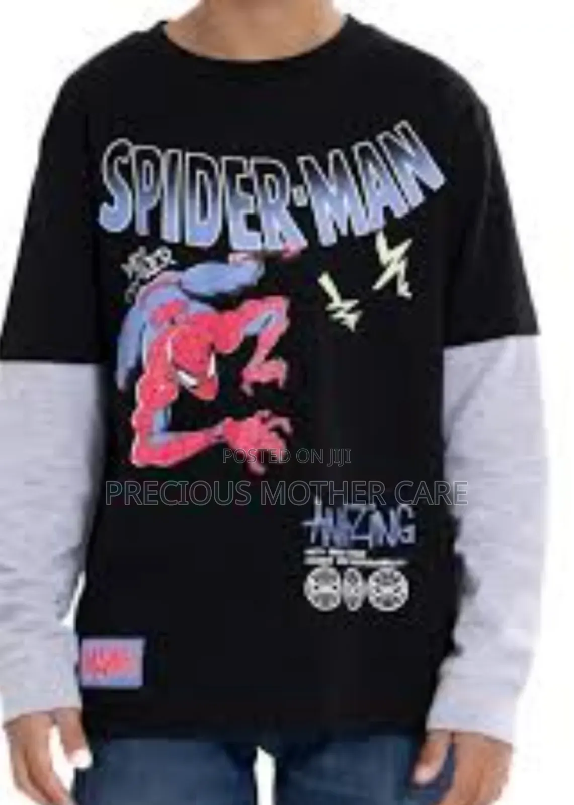 Boy Characters Design Long Sleeve Top