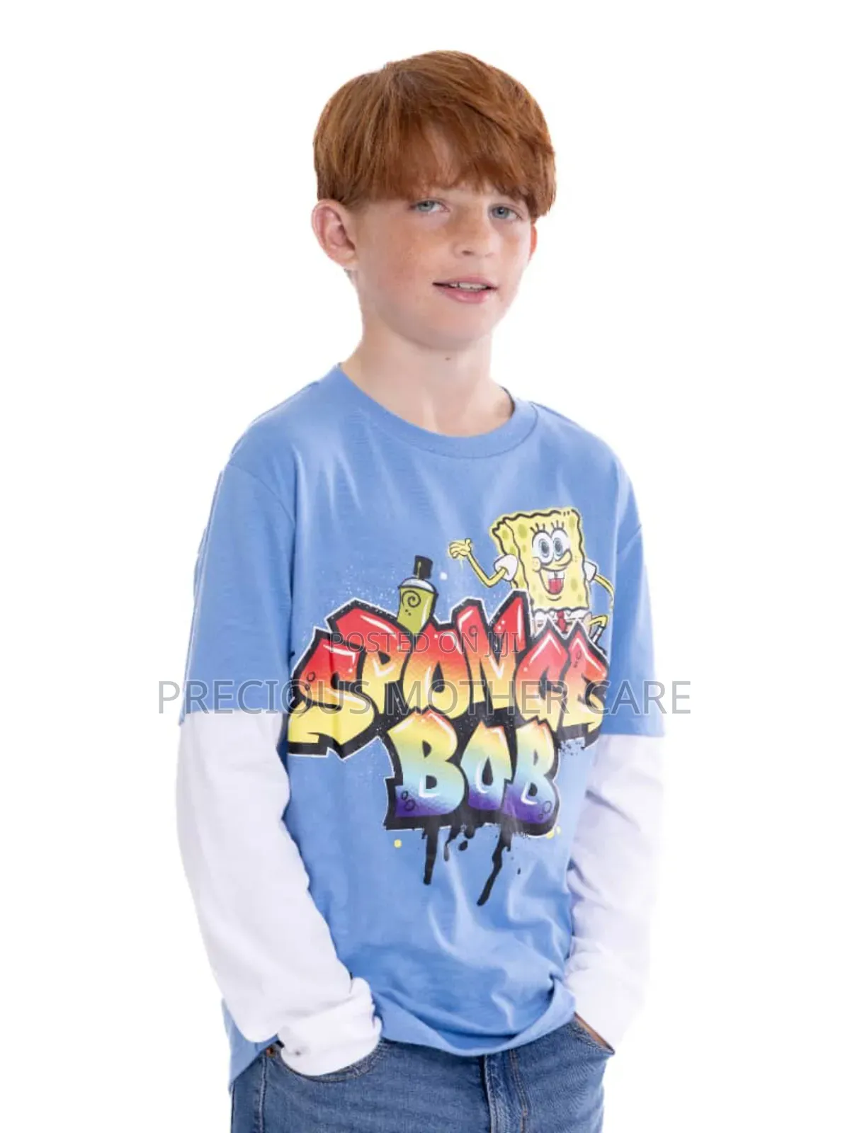 Boy Characters Design Long Sleeve Top