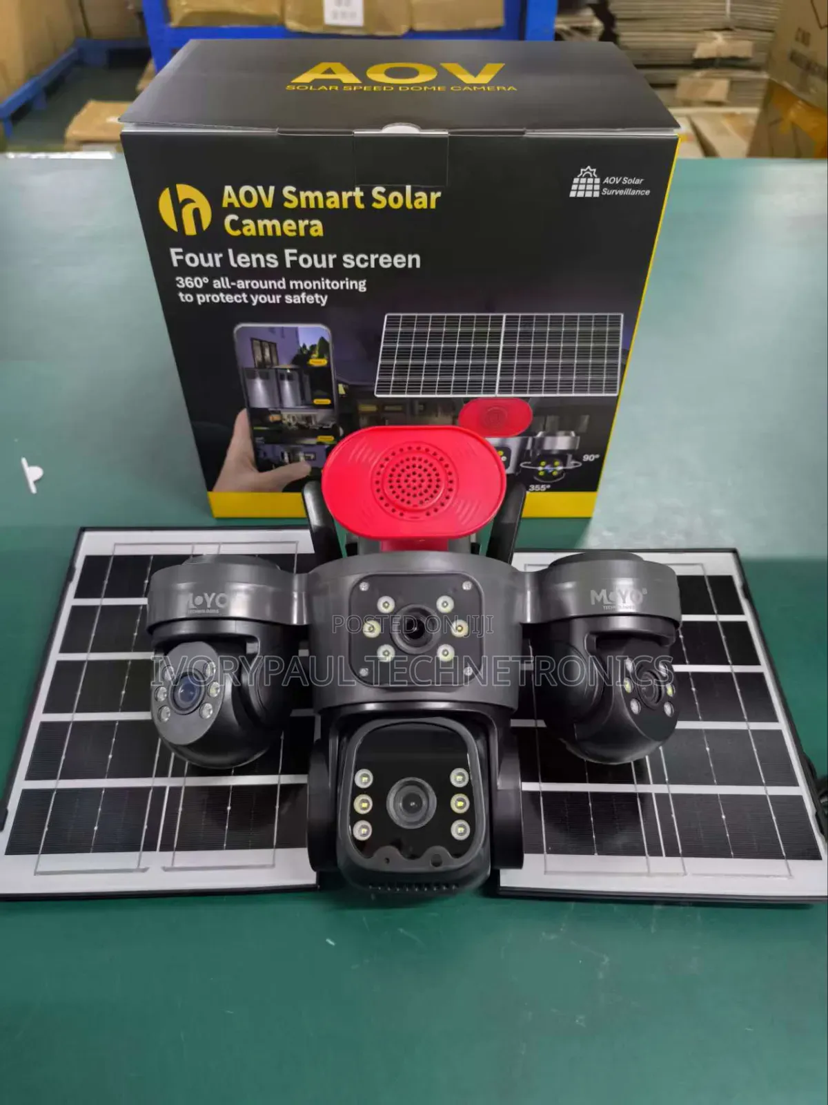 Hieasy 4 Lens Aov CCTV PTZ Camera