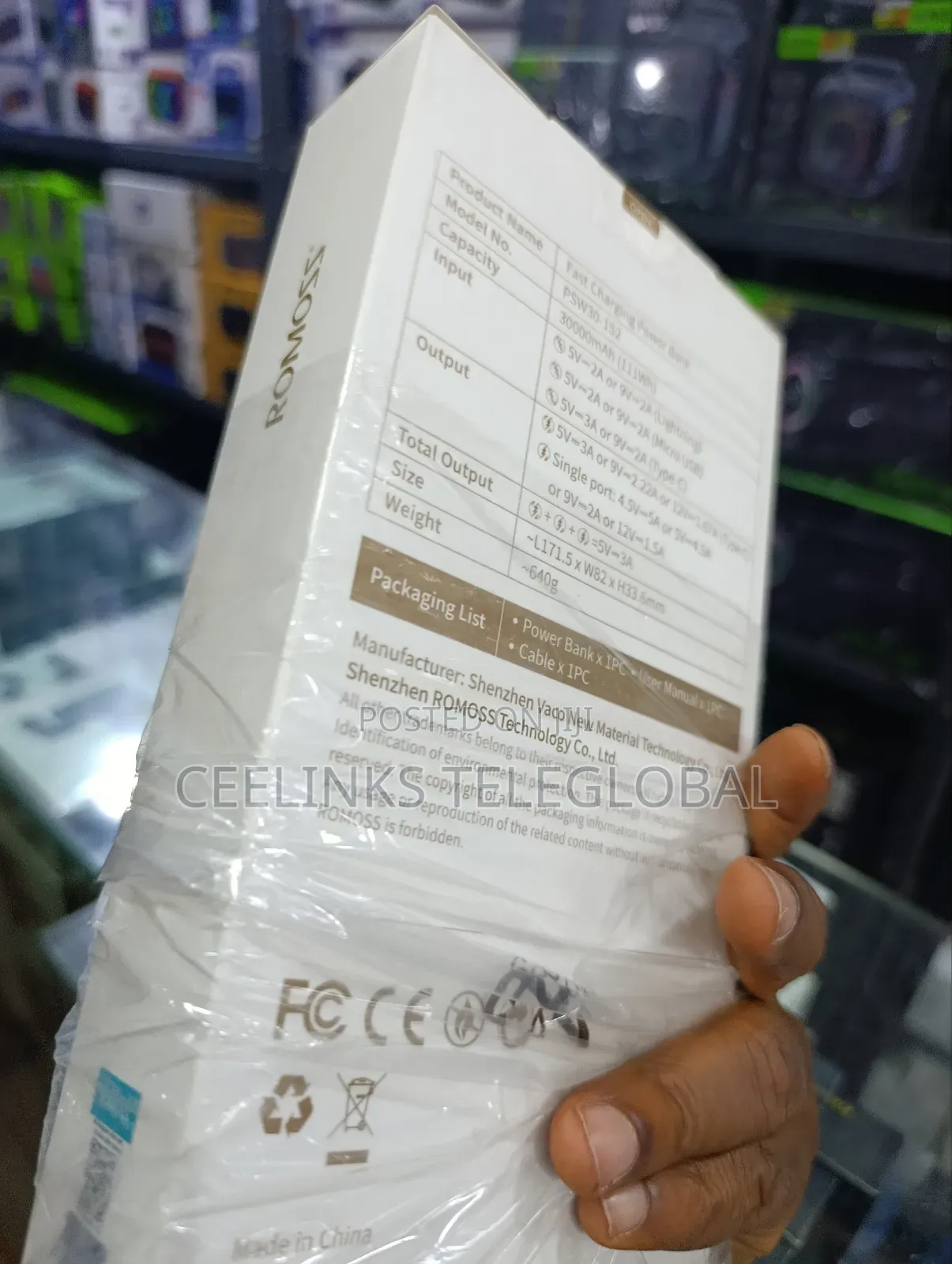 Romoss 30000mah Fast Charging Power Bank
