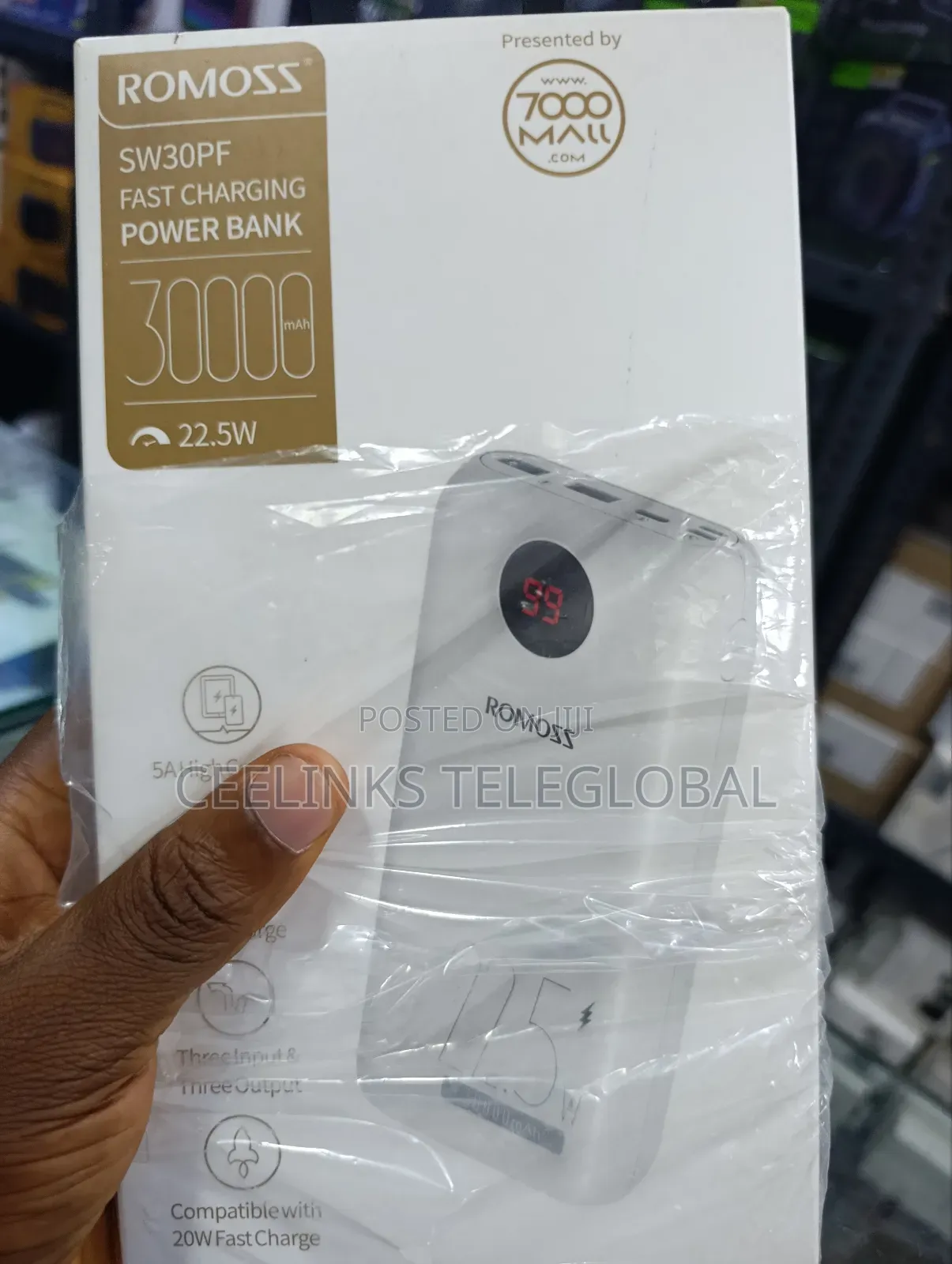 Romoss 30000mah Fast Charging Power Bank